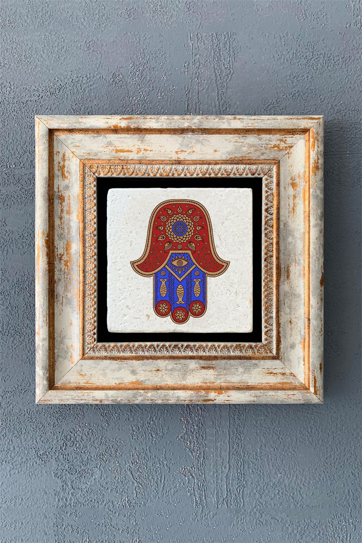OSCAR STONE DECOR TEKLİ ÇERÇEVELİ DOĞALTAŞ DUVAR DEKORU / CDD1-40-1023 (WALL DECOR)