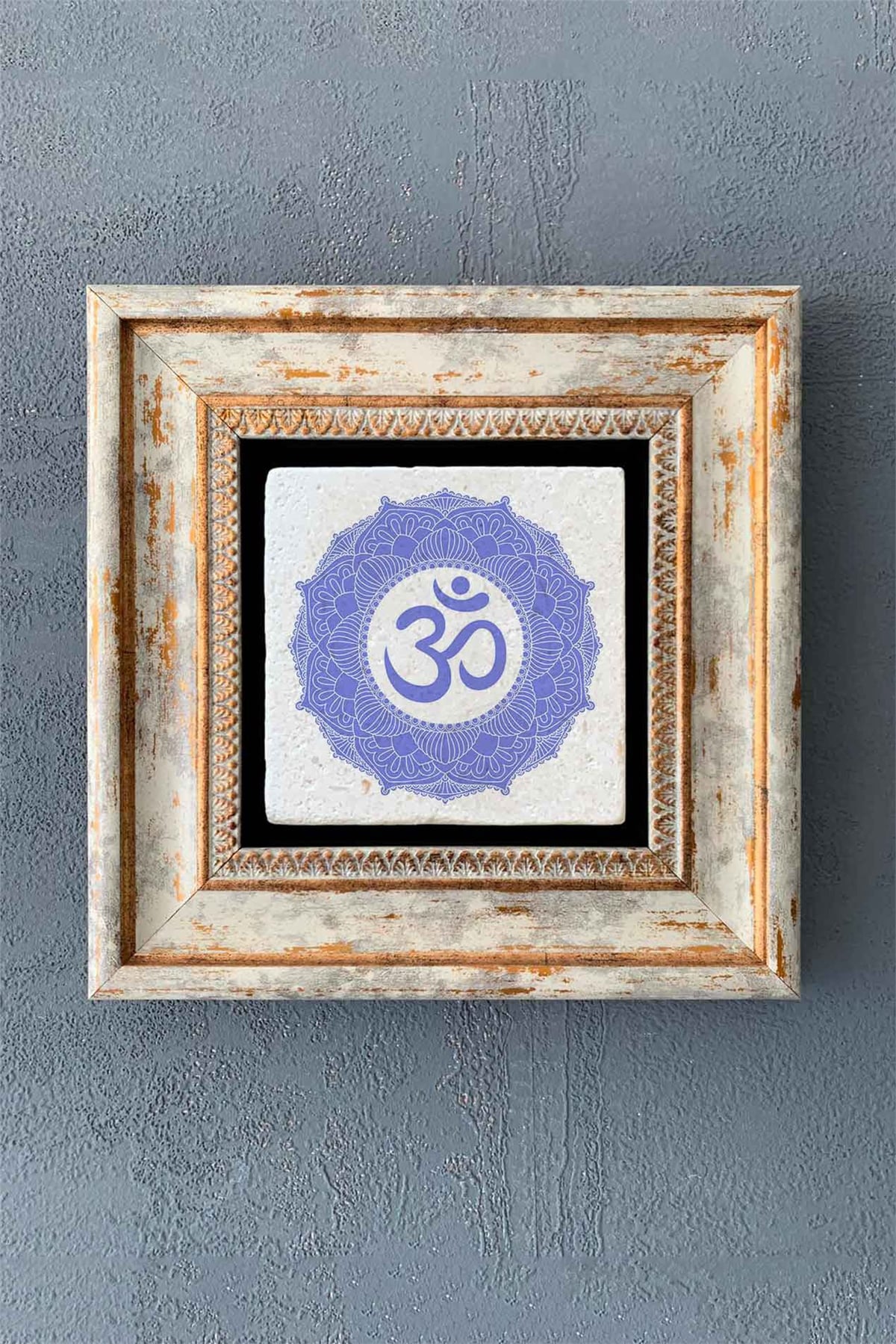 OSCAR STONE DECOR TEKLİ ÇERÇEVELİ DOĞALTAŞ DUVAR DEKORU / CDD1-40-1384 (WALL DECOR)