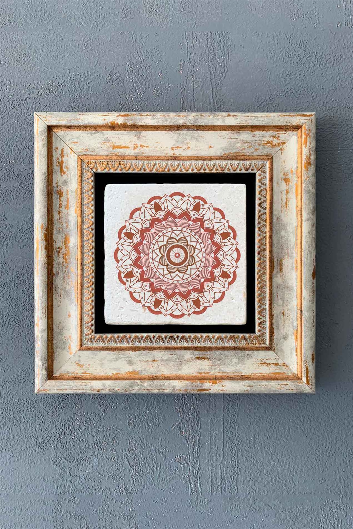 OSCAR STONE DECOR TEKLİ ÇERÇEVELİ DOĞALTAŞ DUVAR DEKORU / CDD1-40-1354 (WALL DECOR)