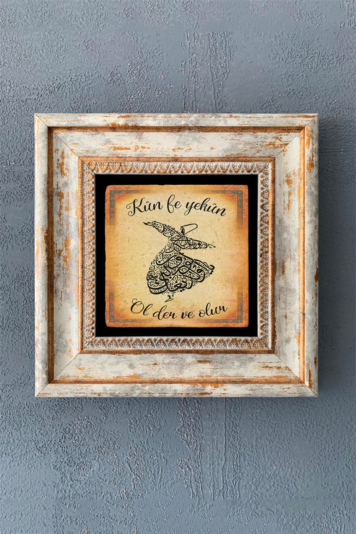 OSCAR STONE DECOR TEKLİ ÇERÇEVELİ DOĞALTAŞ DUVAR DEKORU / CDD1-40-1170 (WALL DECOR)