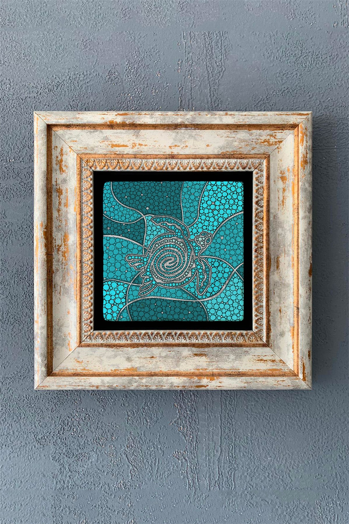 OSCAR STONE DECOR TEKLİ ÇERÇEVELİ DOĞALTAŞ DUVAR DEKORU / CDD1-40-1193 (WALL DECOR)