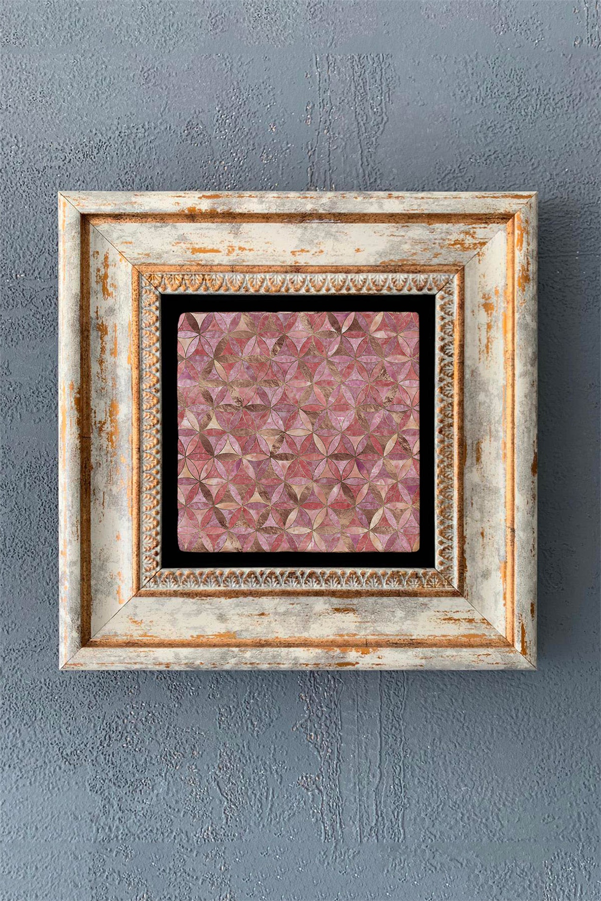 OSCAR STONE DECOR TEKLİ ÇERÇEVELİ DOĞALTAŞ DUVAR DEKORU / CDD1-40-1186 (WALL DECOR)