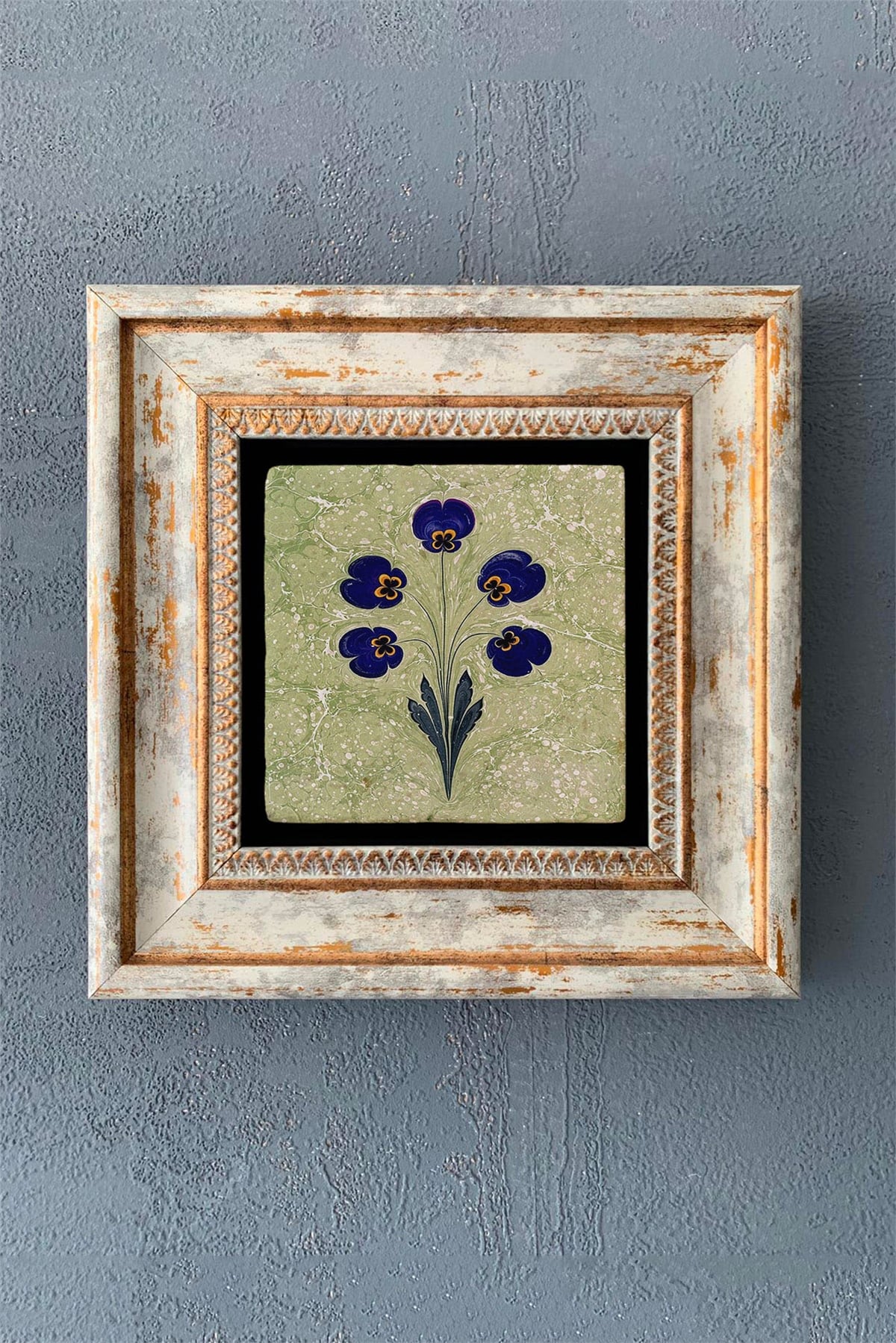 OSCAR STONE DECOR TEKLİ ÇERÇEVELİ DOĞALTAŞ DUVAR DEKORU / CDD1-40-1223 (WALL DECOR)