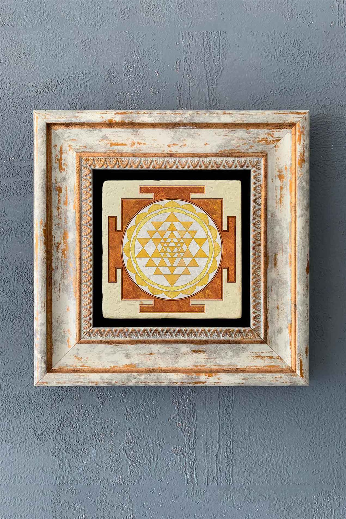 OSCAR STONE DECOR TEKLİ ÇERÇEVELİ DOĞALTAŞ DUVAR DEKORU / CDD1-40-1344 (WALL DECOR)