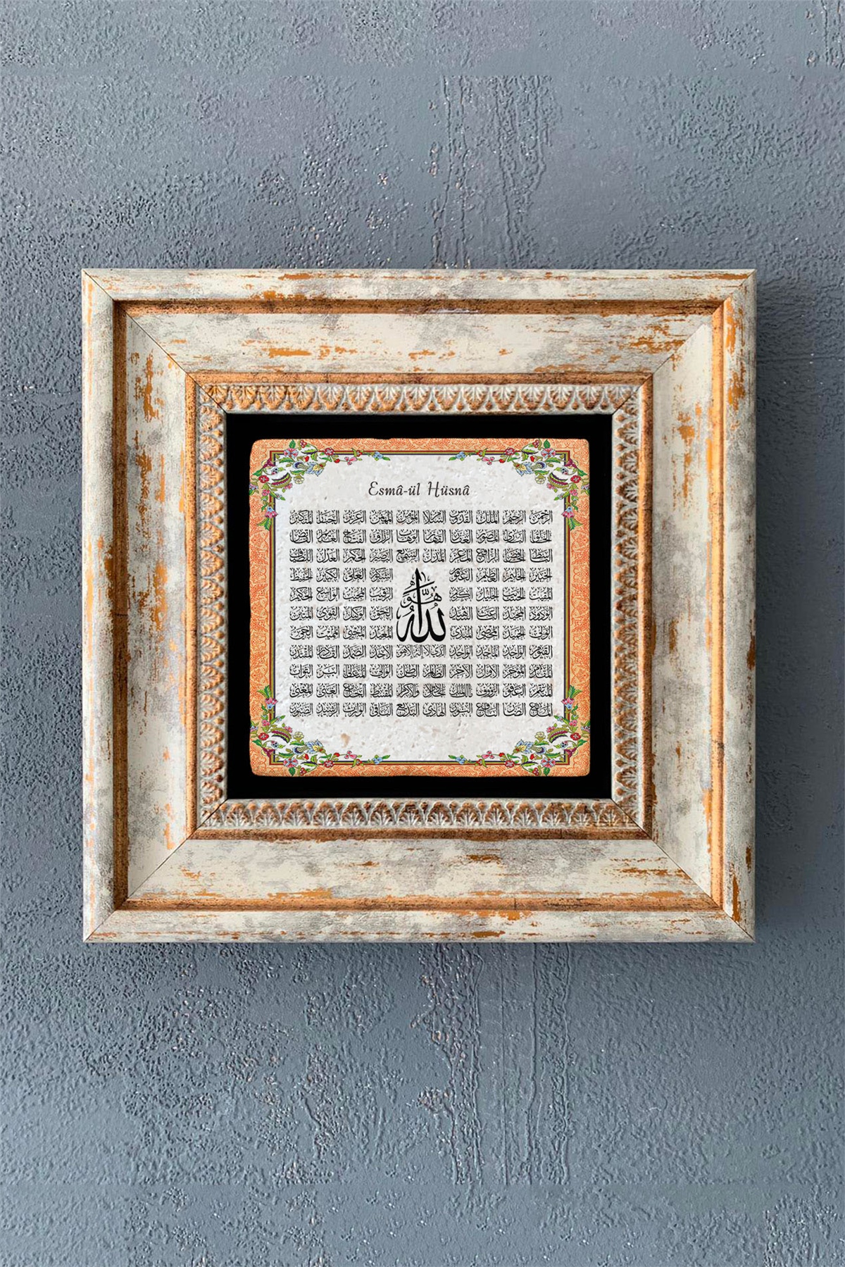 OSCAR STONE DECOR TEKLİ ÇERÇEVELİ DOĞALTAŞ DUVAR DEKORU / CDD1-40-1151 (WALL DECOR)