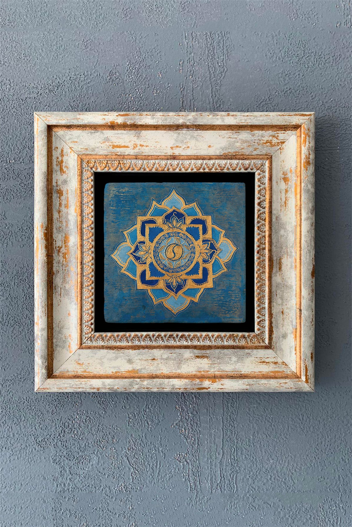 OSCAR STONE DECOR TEKLİ ÇERÇEVELİ DOĞALTAŞ DUVAR DEKORU / CDD1-40-1073 (WALL DECOR)