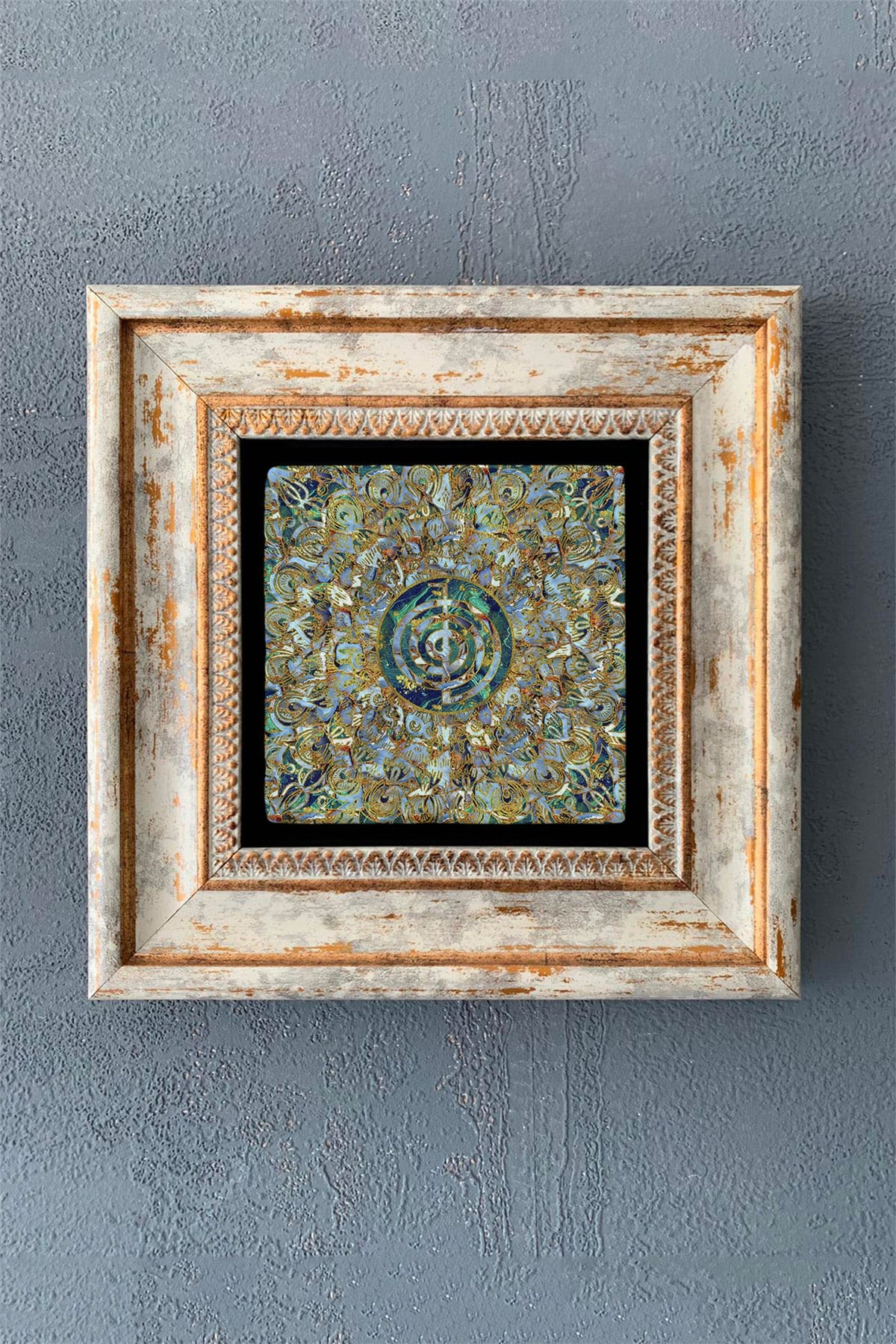 OSCAR STONE DECOR TEKLİ ÇERÇEVELİ DOĞALTAŞ DUVAR DEKORU / CDD1-40-1102 (WALL DECOR)