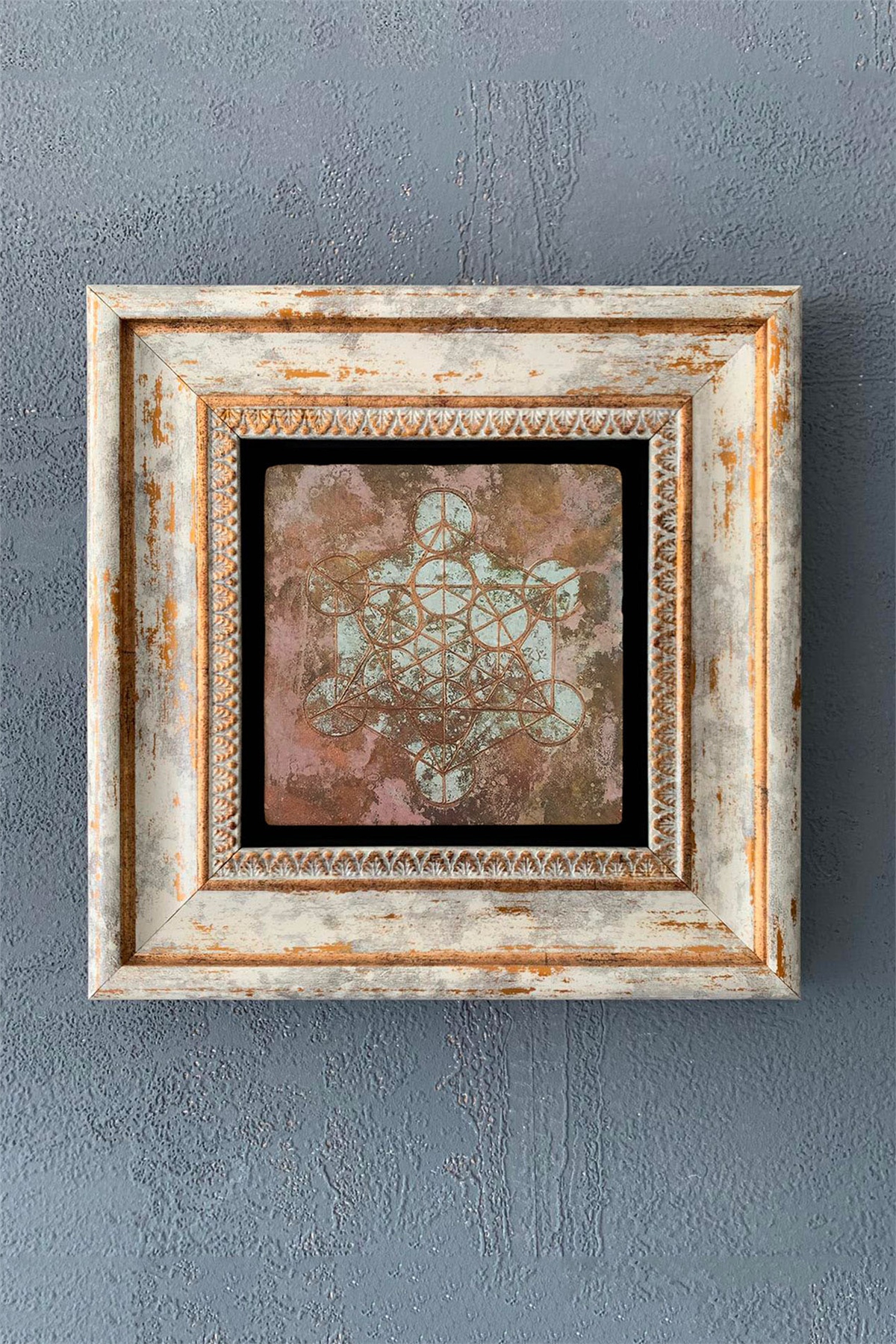 OSCAR STONE DECOR TEKLİ ÇERÇEVELİ DOĞALTAŞ DUVAR DEKORU / CDD1-40-1021 (WALL DECOR)