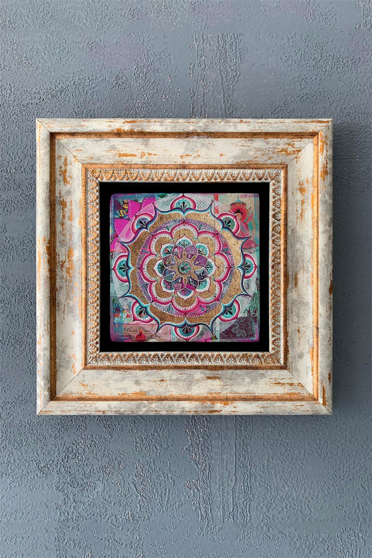 OSCAR STONE DECOR TEKLİ ÇERÇEVELİ DOĞALTAŞ DUVAR DEKORU / CDD1-40-1242 (WALL DECOR)