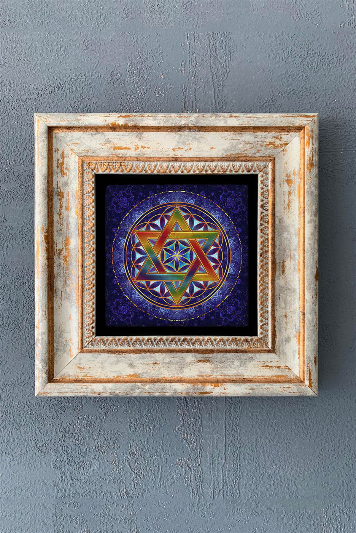 OSCAR STONE DECOR TEKLİ ÇERÇEVELİ DOĞALTAŞ DUVAR DEKORU / CDD1-40-1034 (WALL DECOR)