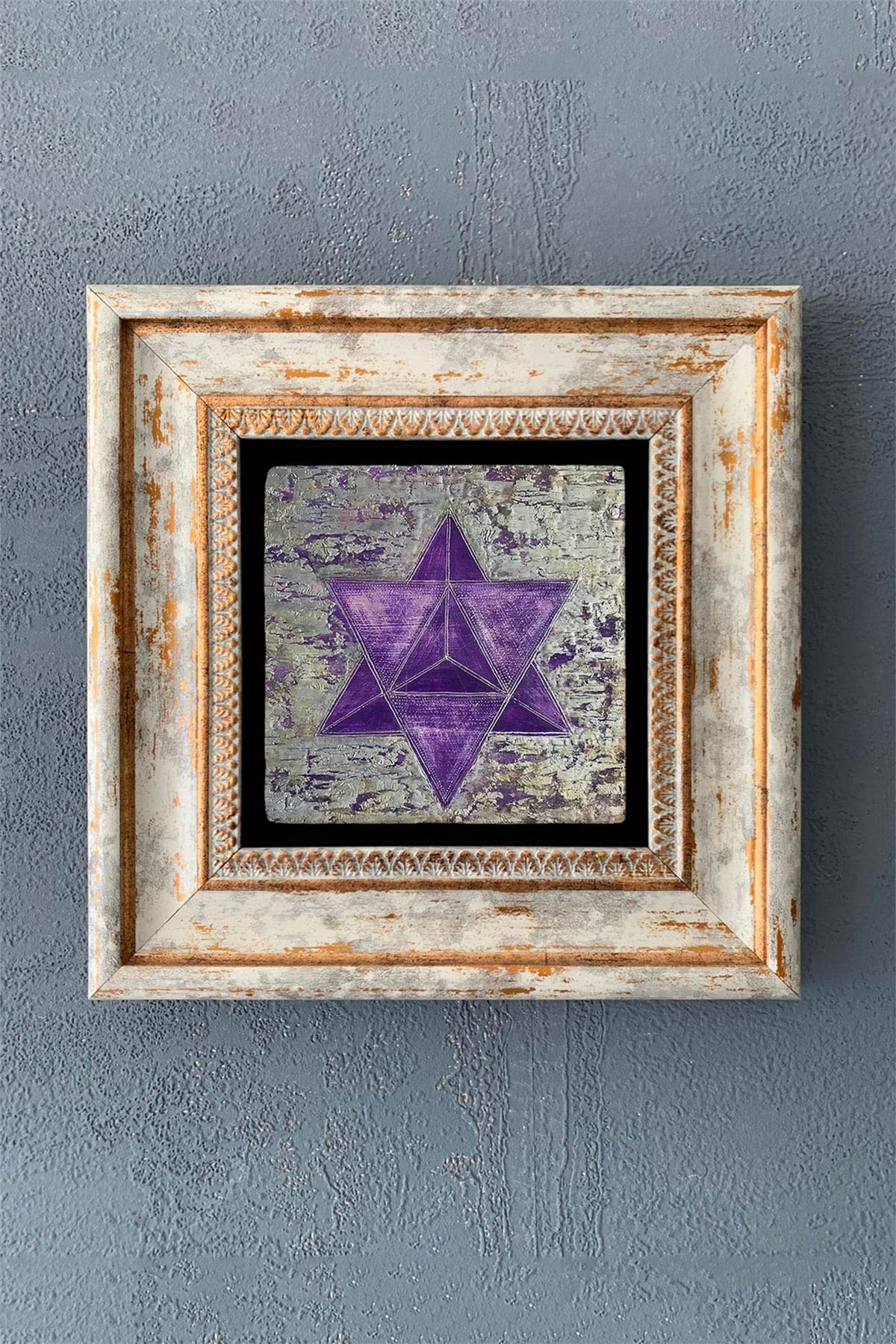 OSCAR STONE DECOR TEKLİ ÇERÇEVELİ DOĞALTAŞ DUVAR DEKORU / CDD1-40-1068 (WALL DECOR)