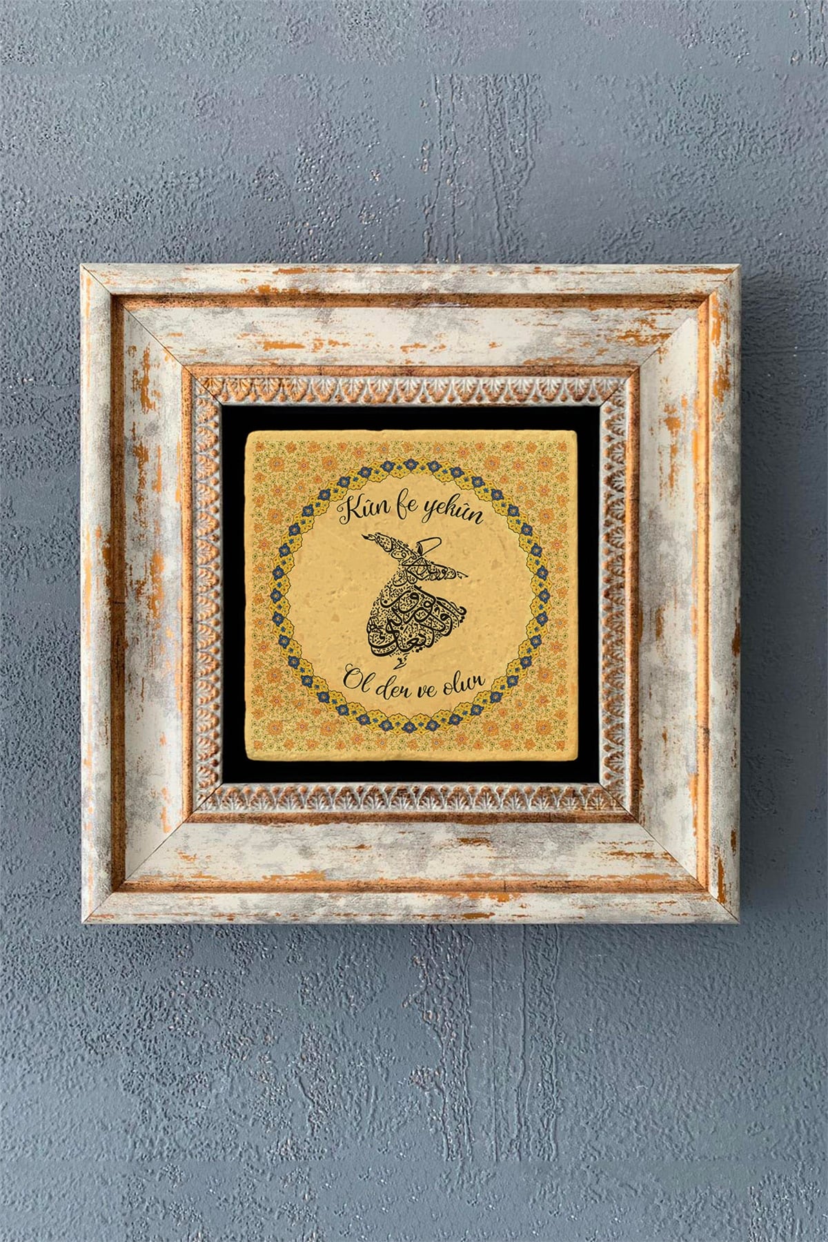 OSCAR STONE DECOR TEKLİ ÇERÇEVELİ DOĞALTAŞ DUVAR DEKORU / CDD1-40-1169 (WALL DECOR)