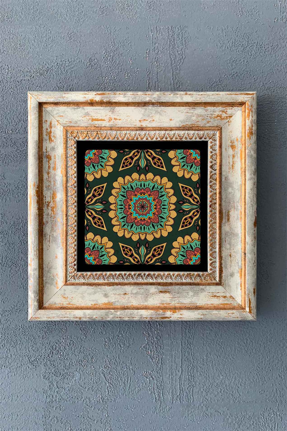 OSCAR STONE DECOR TEKLİ ÇERÇEVELİ DOĞALTAŞ DUVAR DEKORU / CDD1-40-1349 (WALL DECOR)