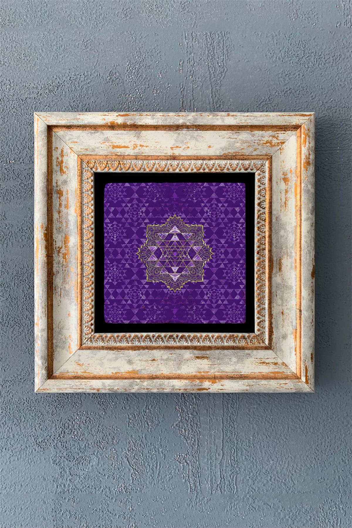 OSCAR STONE DECOR TEKLİ ÇERÇEVELİ DOĞALTAŞ DUVAR DEKORU / CDD1-40-1089 (WALL DECOR)