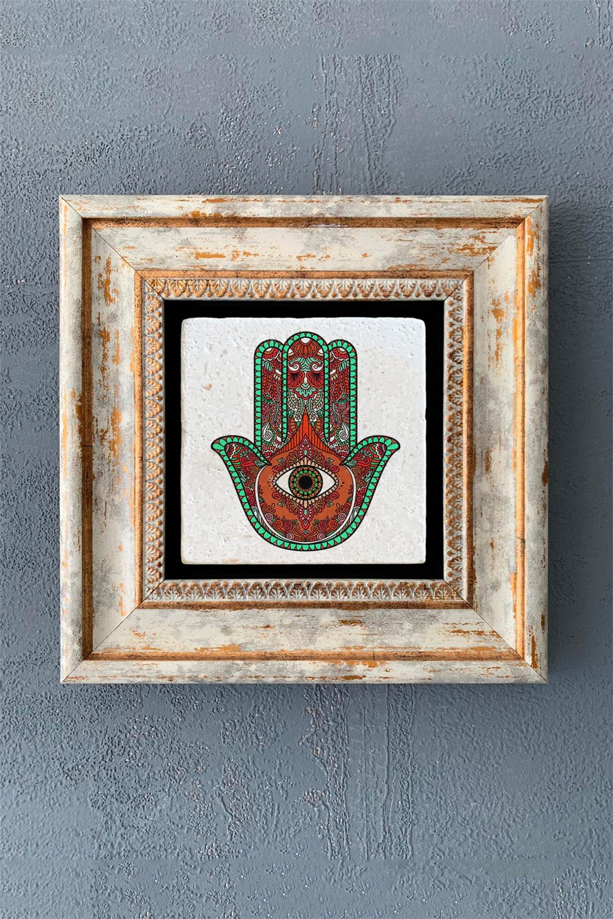 OSCAR STONE DECOR TEKLİ ÇERÇEVELİ DOĞALTAŞ DUVAR DEKORU / CDD1-40-1004 (WALL DECOR)