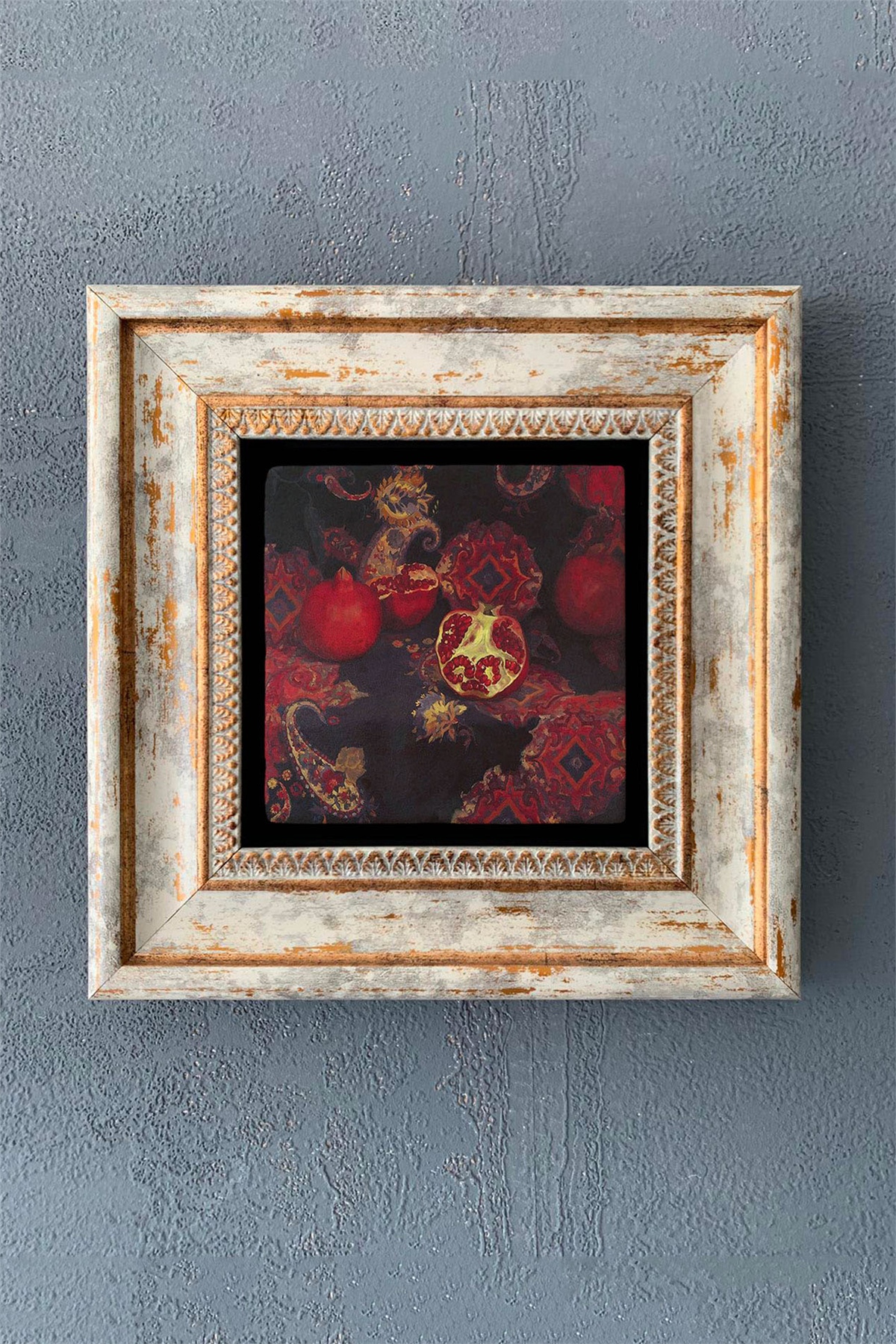 OSCAR STONE DECOR TEKLİ ÇERÇEVELİ DOĞALTAŞ DUVAR DEKORU / CDD1-40-1198 (WALL DECOR)