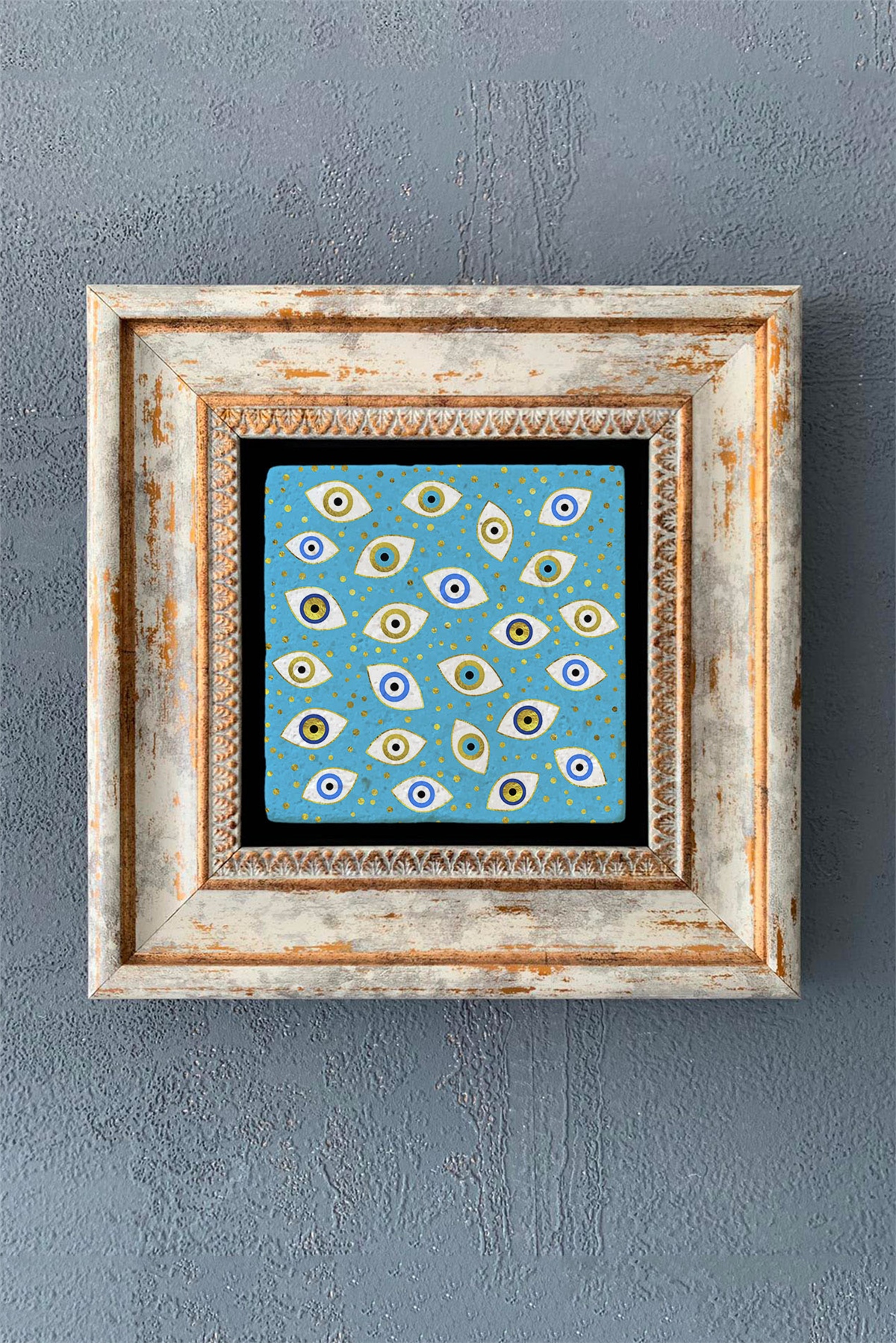 OSCAR STONE DECOR TEKLİ ÇERÇEVELİ DOĞALTAŞ DUVAR DEKORU / CDD1-40-1030 (WALL DECOR)