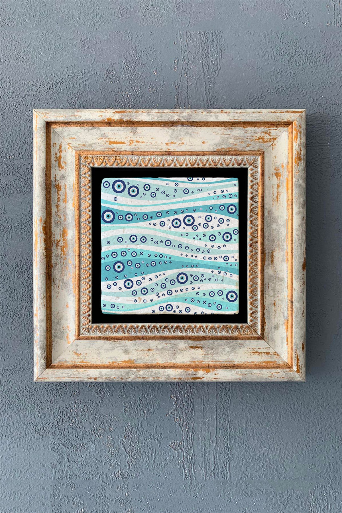 OSCAR STONE DECOR TEKLİ ÇERÇEVELİ DOĞALTAŞ DUVAR DEKORU / CDD1-40-1033 (WALL DECOR)