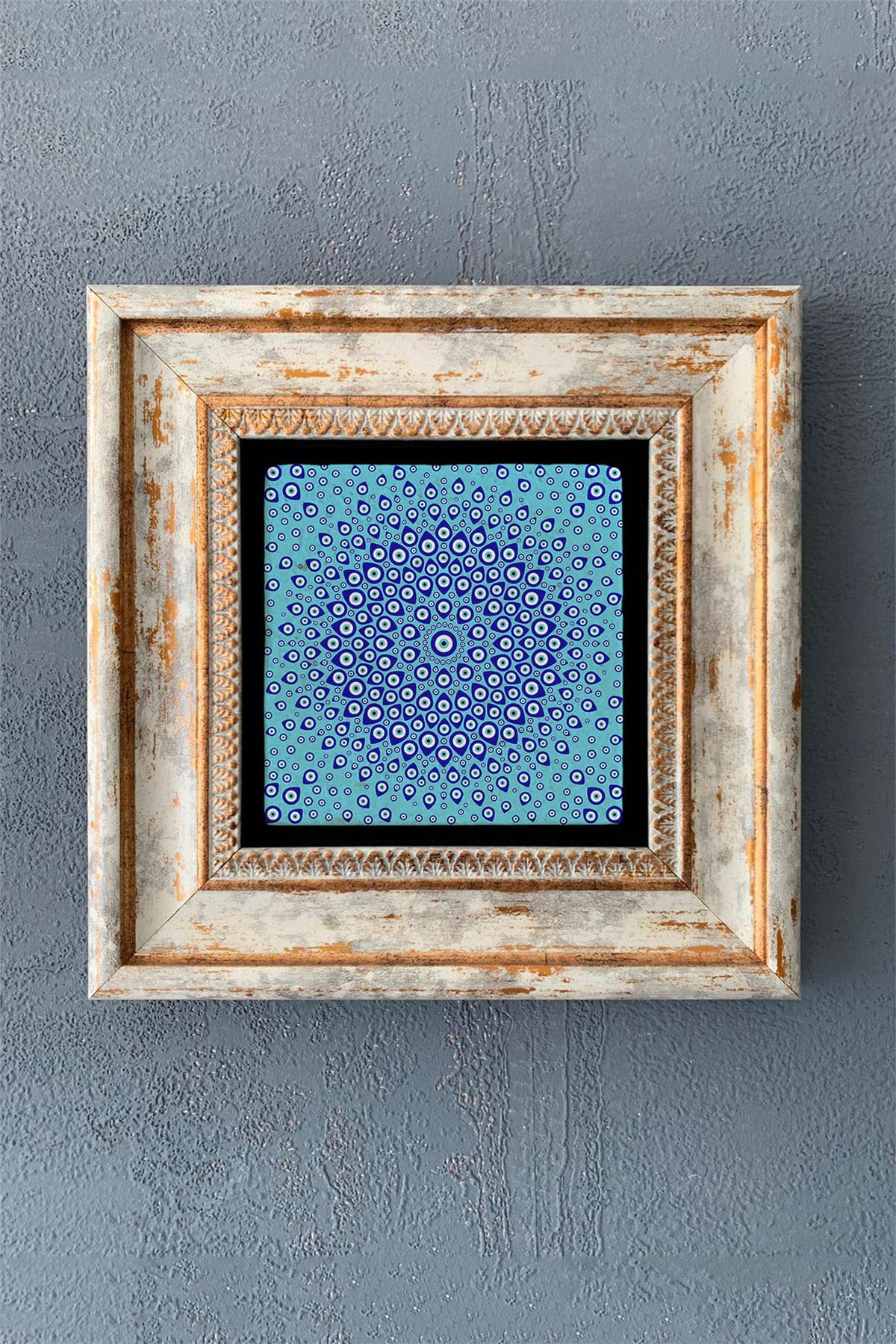 OSCAR STONE DECOR TEKLİ ÇERÇEVELİ DOĞALTAŞ DUVAR DEKORU / CDD1-40-1007 (WALL DECOR)
