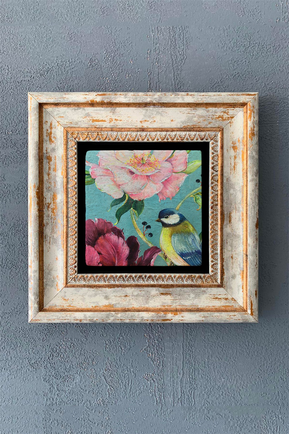 OSCAR STONE DECOR TEKLİ ÇERÇEVELİ DOĞALTAŞ DUVAR DEKORU / CDD1-40-1232 (WALL DECOR)