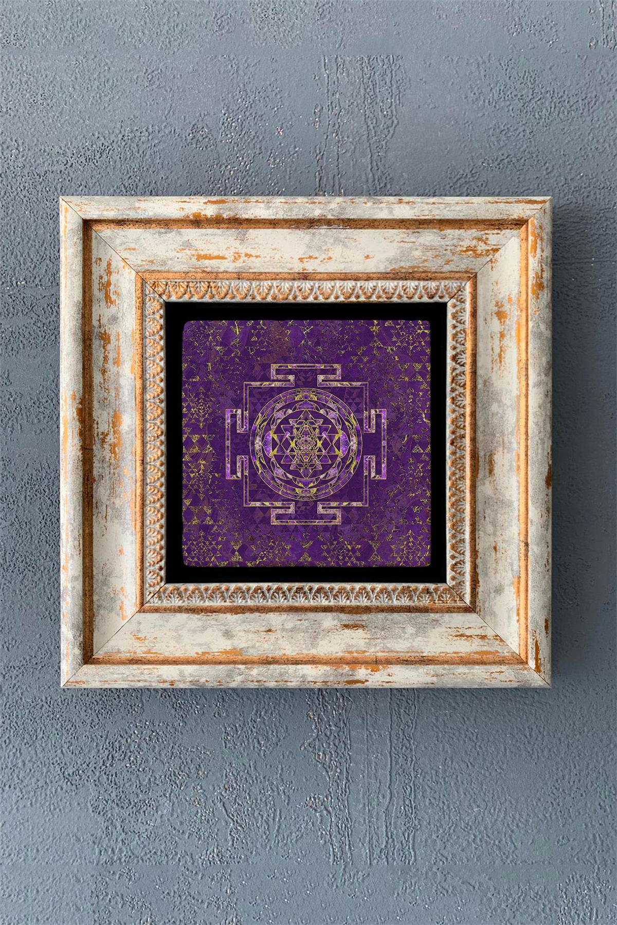 OSCAR STONE DECOR TEKLİ ÇERÇEVELİ DOĞALTAŞ DUVAR DEKORU / CDD1-40-1081 (WALL DECOR)