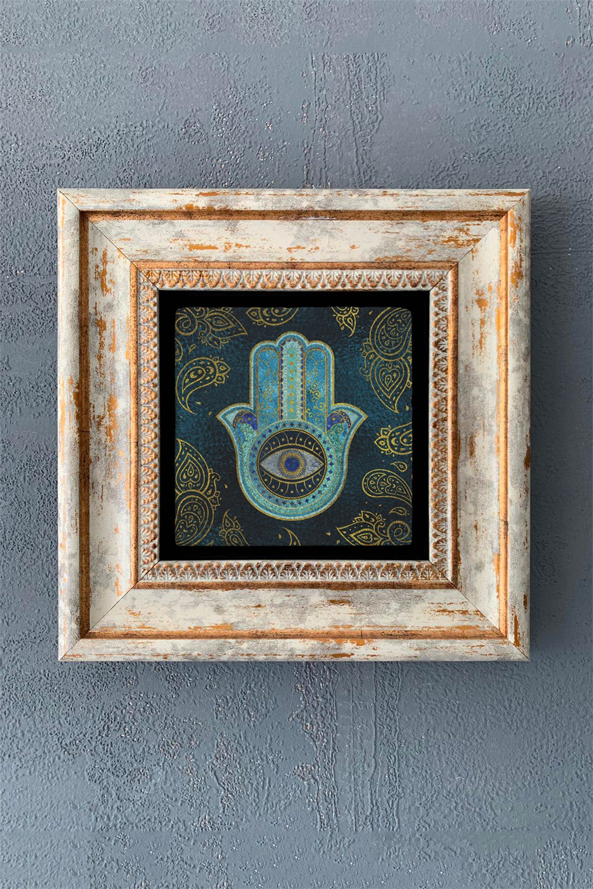OSCAR STONE DECOR TEKLİ ÇERÇEVELİ DOĞALTAŞ DUVAR DEKORU / CDD1-40-1015 (WALL DECOR)
