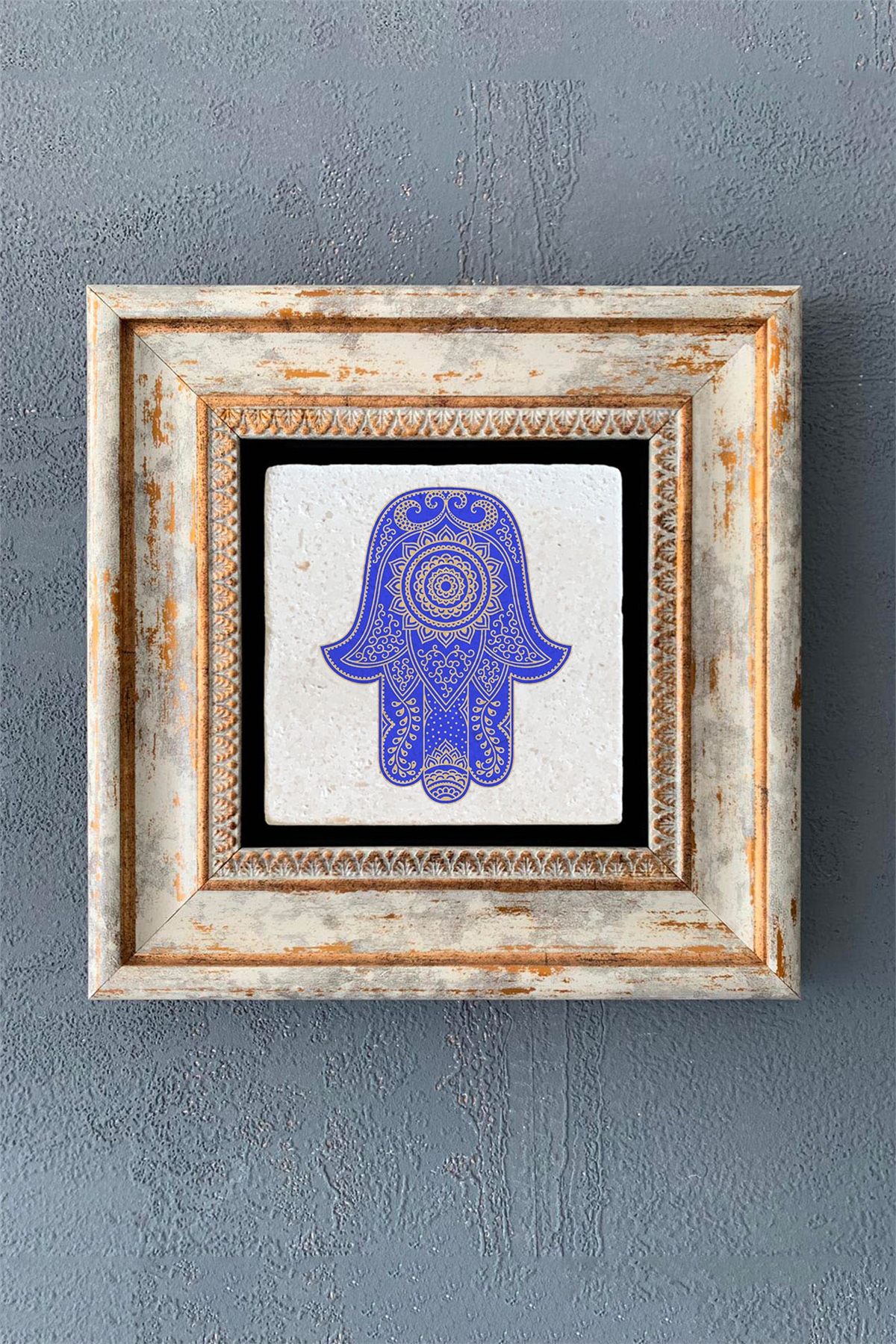 OSCAR STONE DECOR TEKLİ ÇERÇEVELİ DOĞALTAŞ DUVAR DEKORU / CDD1-40-1020 (WALL DECOR)