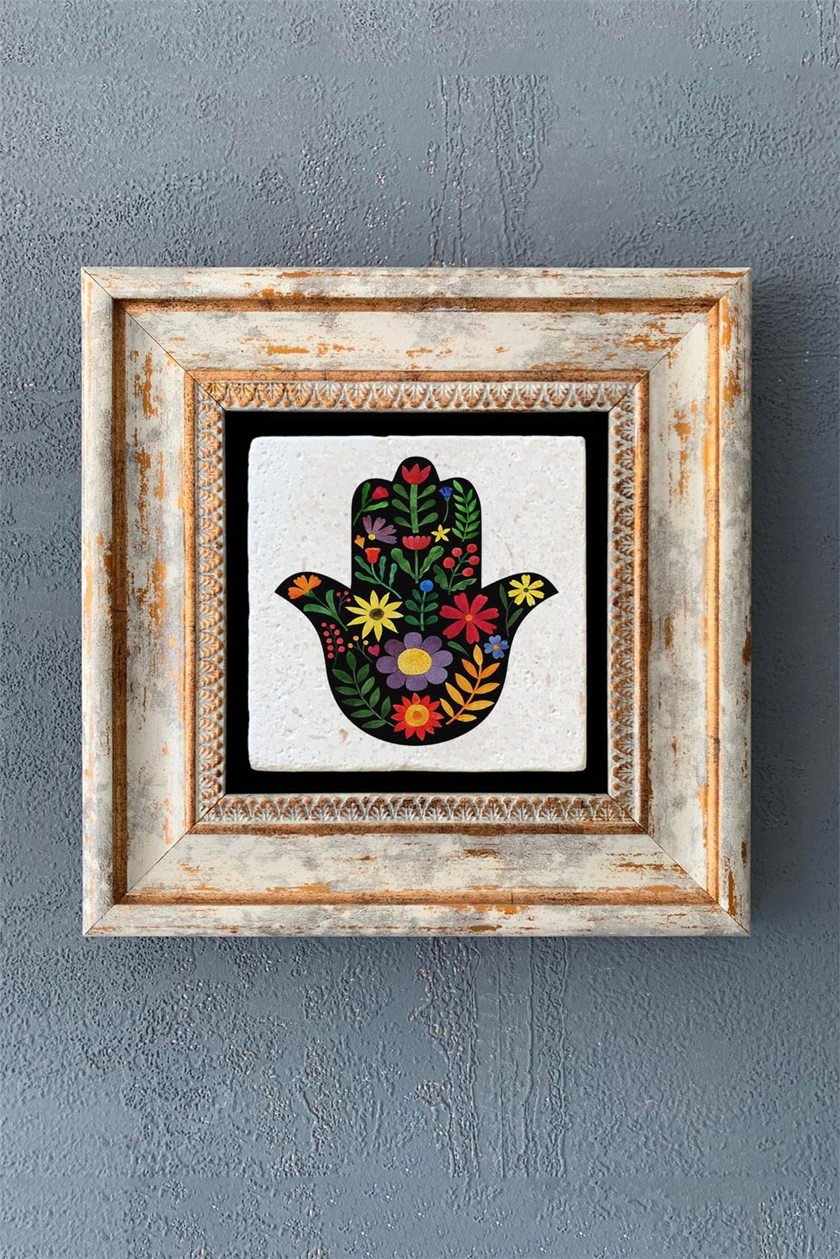 OSCAR STONE DECOR TEKLİ ÇERÇEVELİ DOĞALTAŞ DUVAR DEKORU / CDD1-40-1032 (WALL DECOR)