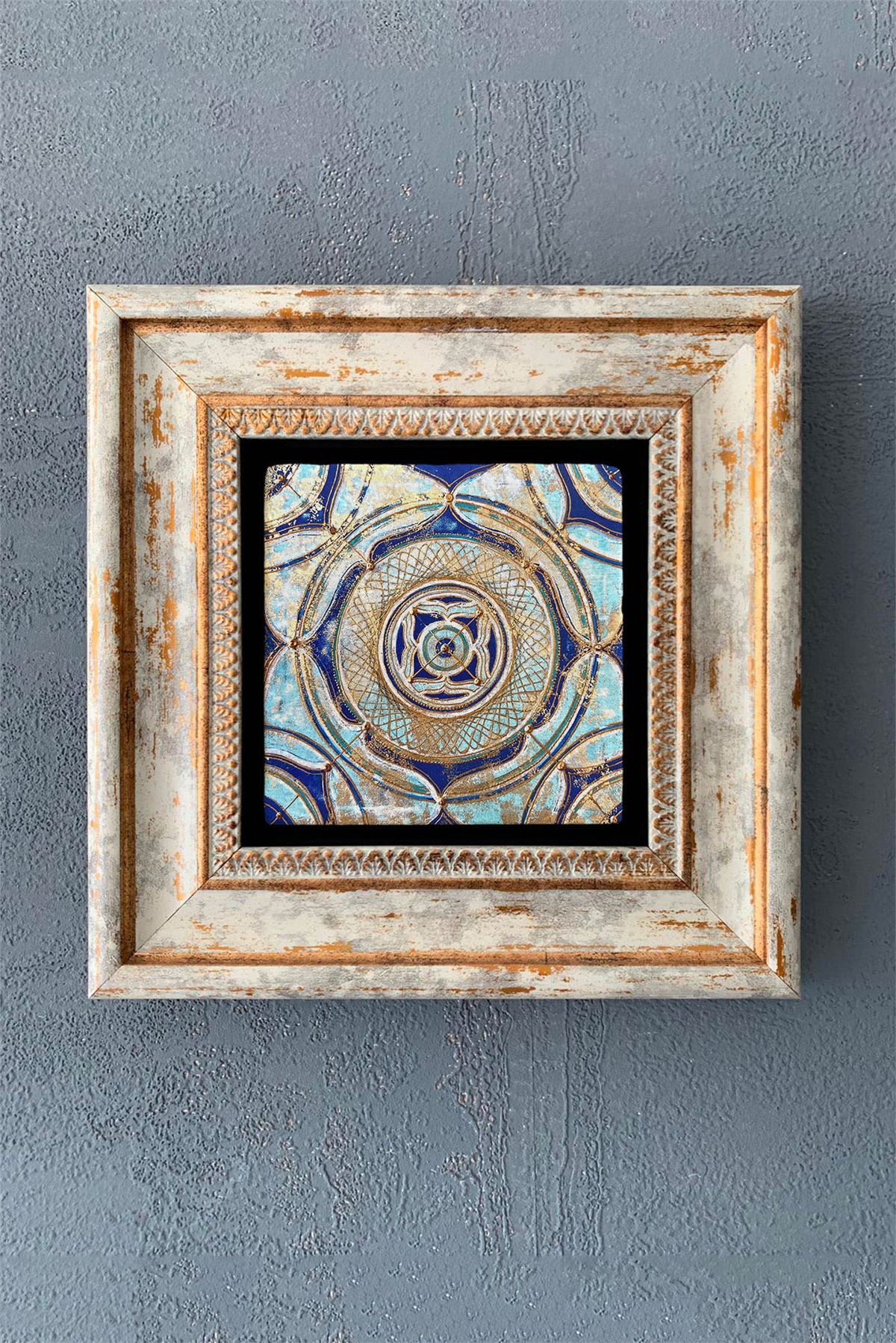OSCAR STONE DECOR TEKLİ ÇERÇEVELİ DOĞALTAŞ DUVAR DEKORU / CDD1-40-1018 (WALL DECOR)