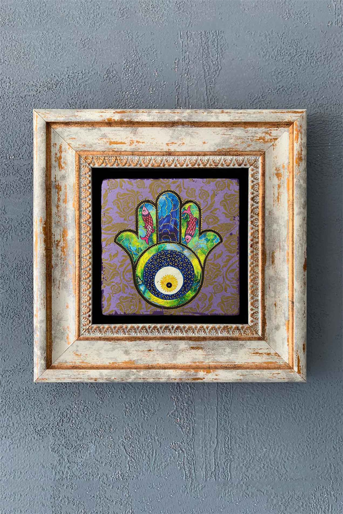 OSCAR STONE DECOR TEKLİ ÇERÇEVELİ DOĞALTAŞ DUVAR DEKORU / CDD1-40-1296 (WALL DECOR)