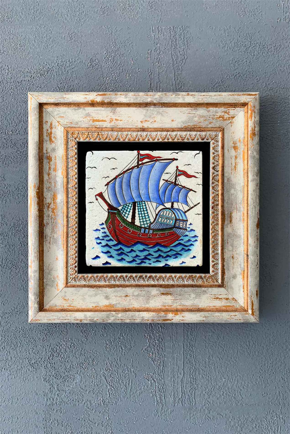 OSCAR STONE DECOR TEKLİ ÇERÇEVELİ DOĞALTAŞ DUVAR DEKORU / CDD1-40-1289 (WALL DECOR)