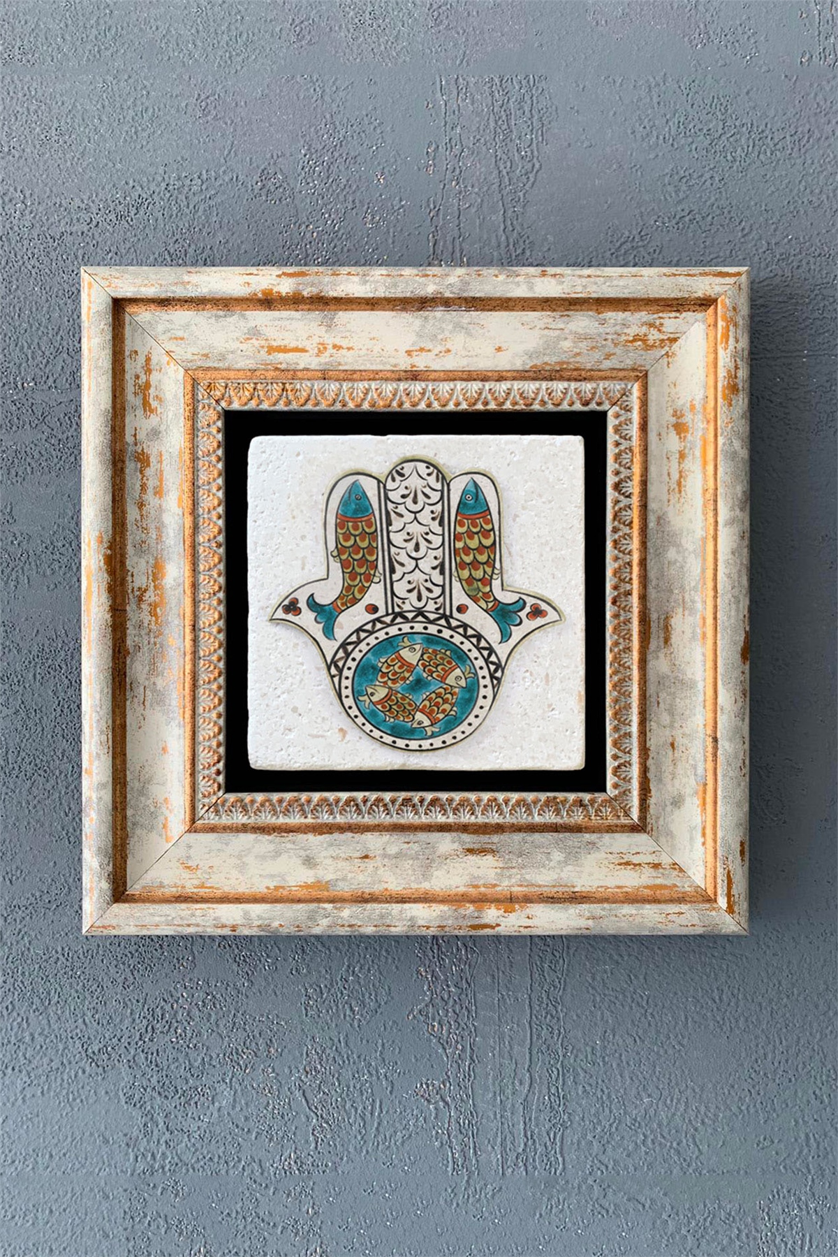 OSCAR STONE DECOR TEKLİ ÇERÇEVELİ DOĞALTAŞ DUVAR DEKORU / CDD1-40-1239 (WALL DECOR)