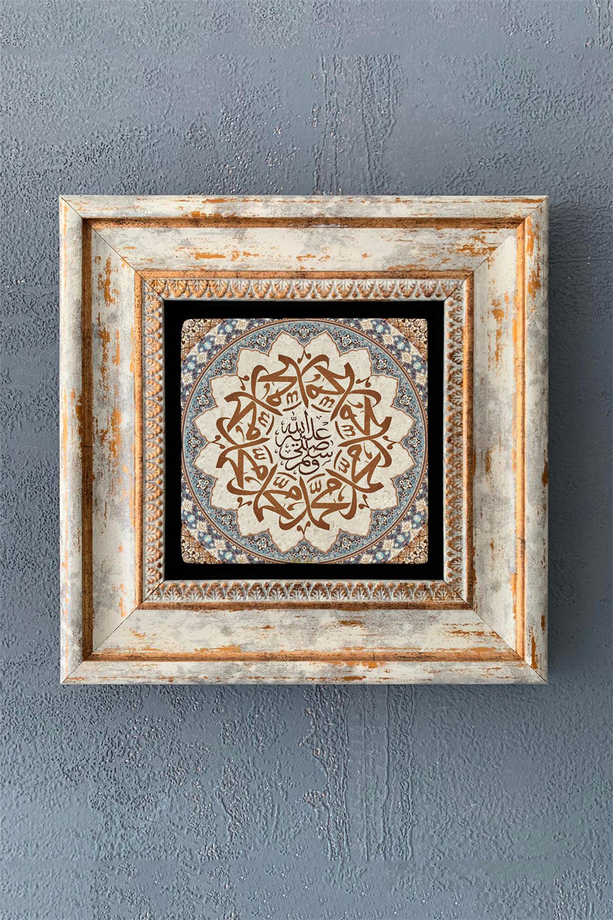 OSCAR STONE DECOR TEKLİ ÇERÇEVELİ DOĞALTAŞ DUVAR DEKORU / CDD1-40-1243 (WALL DECOR)