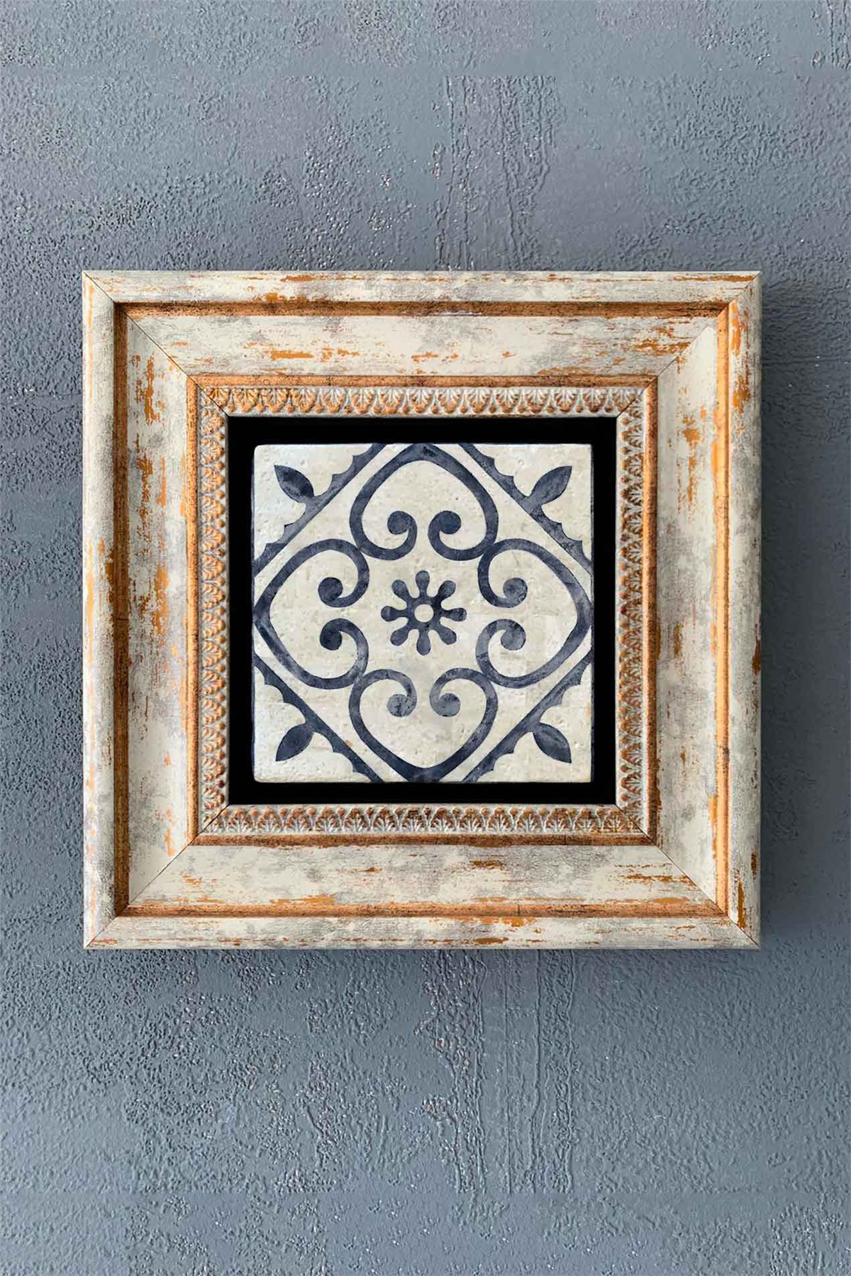 OSCAR STONE DECOR TEKLİ ÇERÇEVELİ DOĞALTAŞ DUVAR DEKORU / CDD1-40-1306 (WALL DECOR)