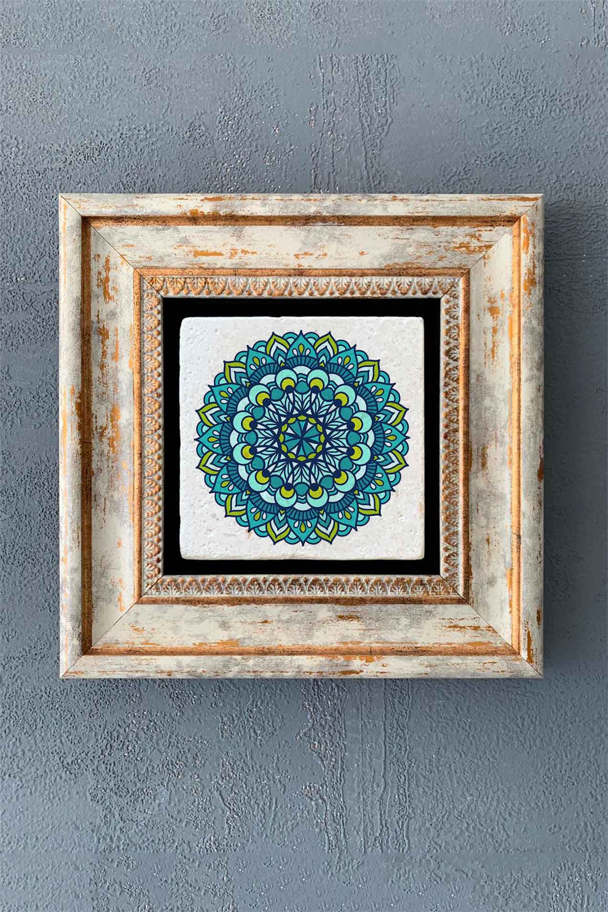 OSCAR STONE DECOR TEKLİ ÇERÇEVELİ DOĞALTAŞ DUVAR DEKORU / CDD1-40-1371 (WALL DECOR)