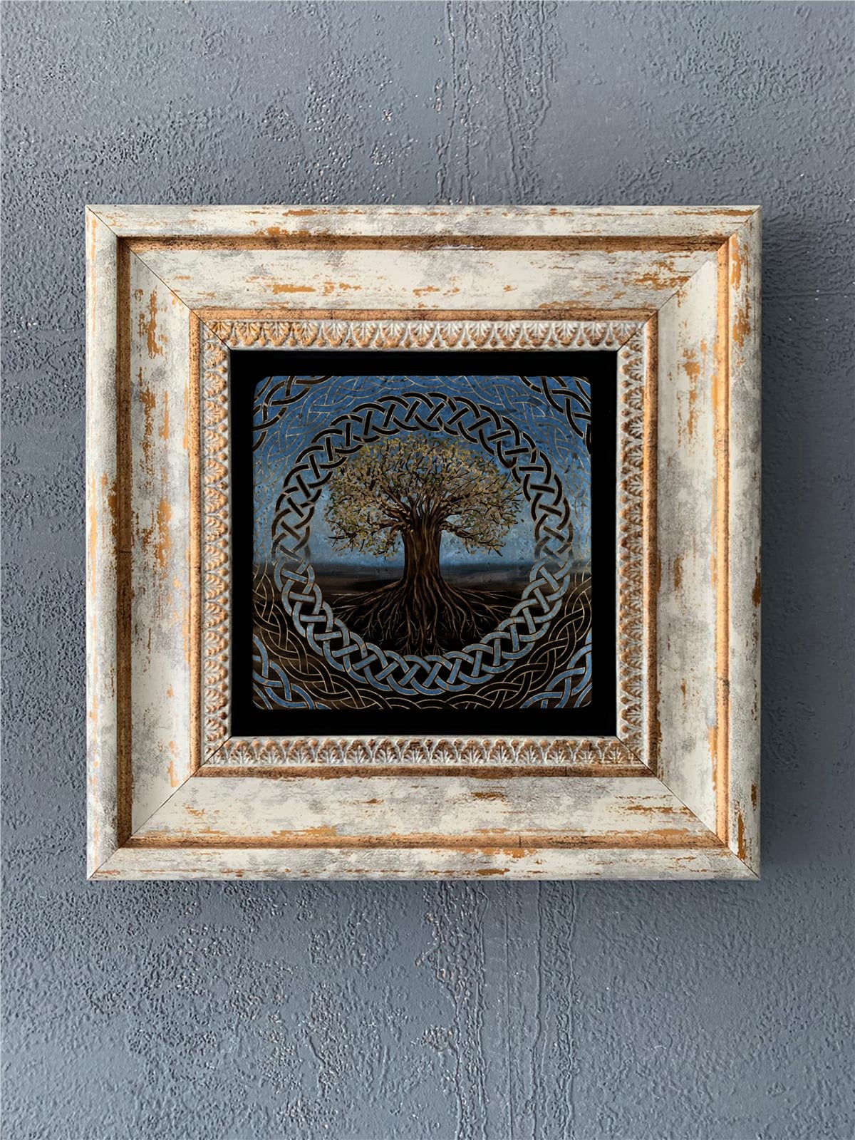 OSCAR STONE DECOR TEKLİ ÇERÇEVELİ DOĞALTAŞ DUVAR DEKORU / CDD-40-544 (WALL DECOR)