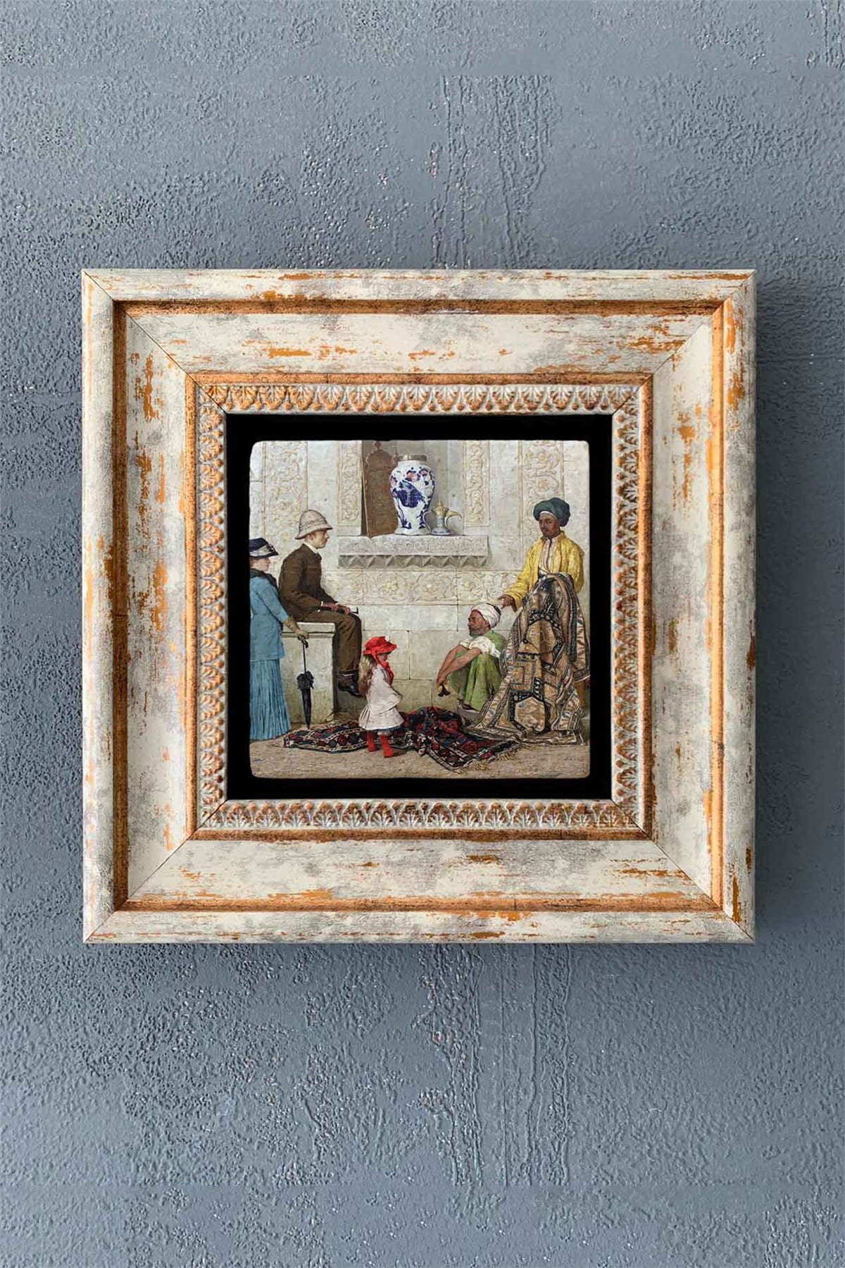 OSCAR STONE DECOR TEKLİ ÇERÇEVELİ DOĞALTAŞ DUVAR DEKORU / CDD1-40-1304 (WALL DECOR)