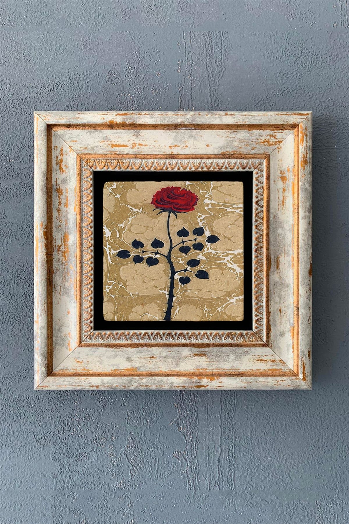 OSCAR STONE DECOR TEKLİ ÇERÇEVELİ DOĞALTAŞ DUVAR DEKORU / CDD1-40-1131 (WALL DECOR)