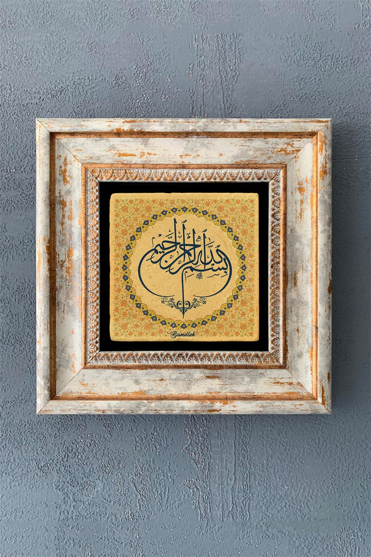 OSCAR STONE DECOR TEKLİ ÇERÇEVELİ DOĞALTAŞ DUVAR DEKORU / CDD1-40-1103 (WALL DECOR)