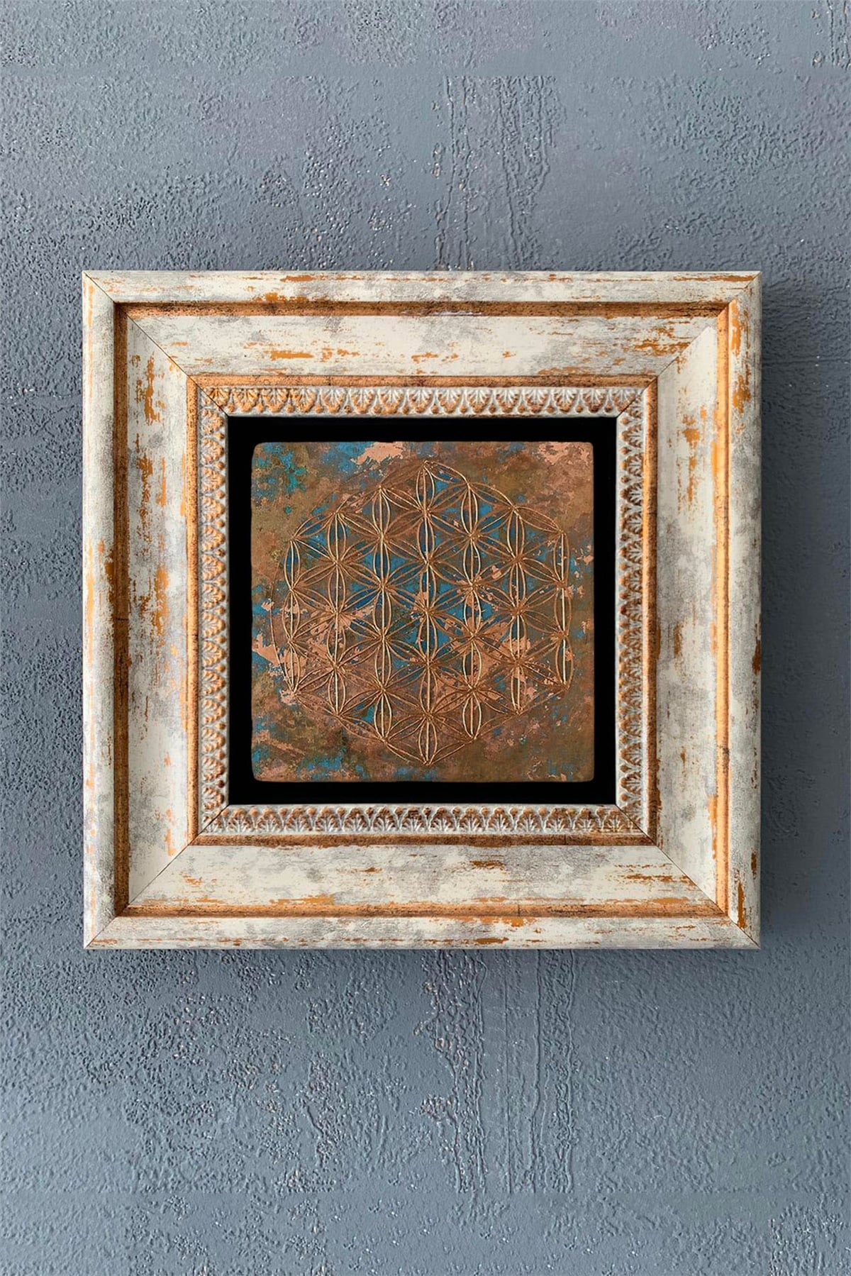 OSCAR STONE DECOR TEKLİ ÇERÇEVELİ DOĞALTAŞ DUVAR DEKORU / CDD1-40-1048 (WALL DECOR)