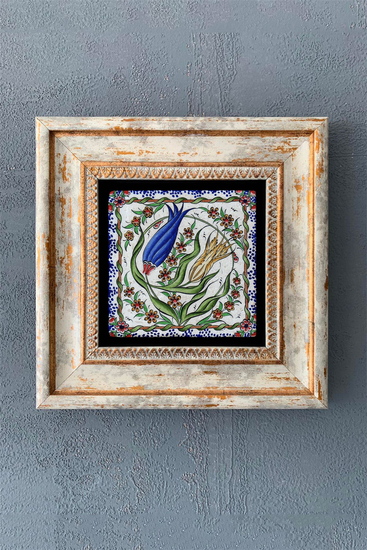 OSCAR STONE DECOR TEKLİ ÇERÇEVELİ DOĞALTAŞ DUVAR DEKORU / CDD1-40-1225 (WALL DECOR)