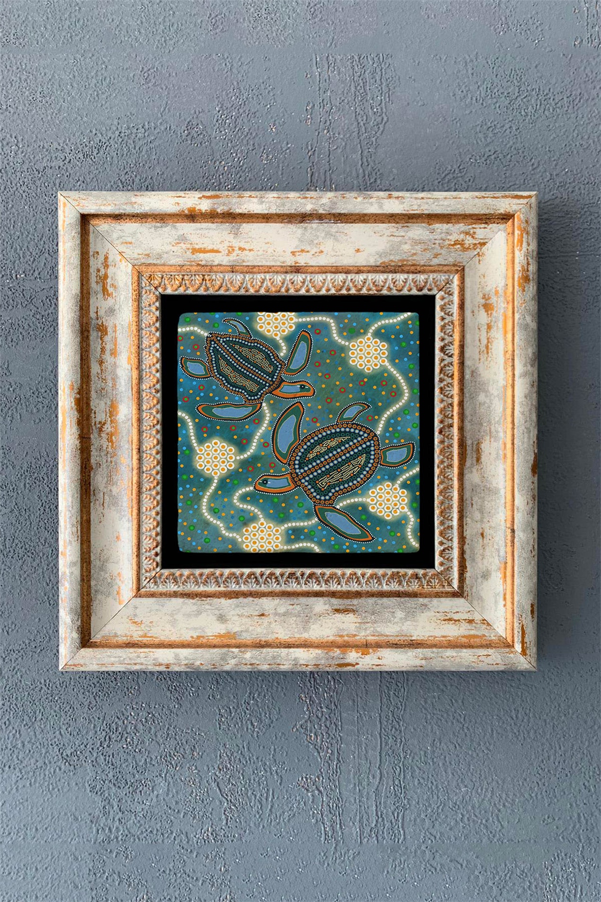 OSCAR STONE DECOR TEKLİ ÇERÇEVELİ DOĞALTAŞ DUVAR DEKORU / CDD1-40-1025 (WALL DECOR)