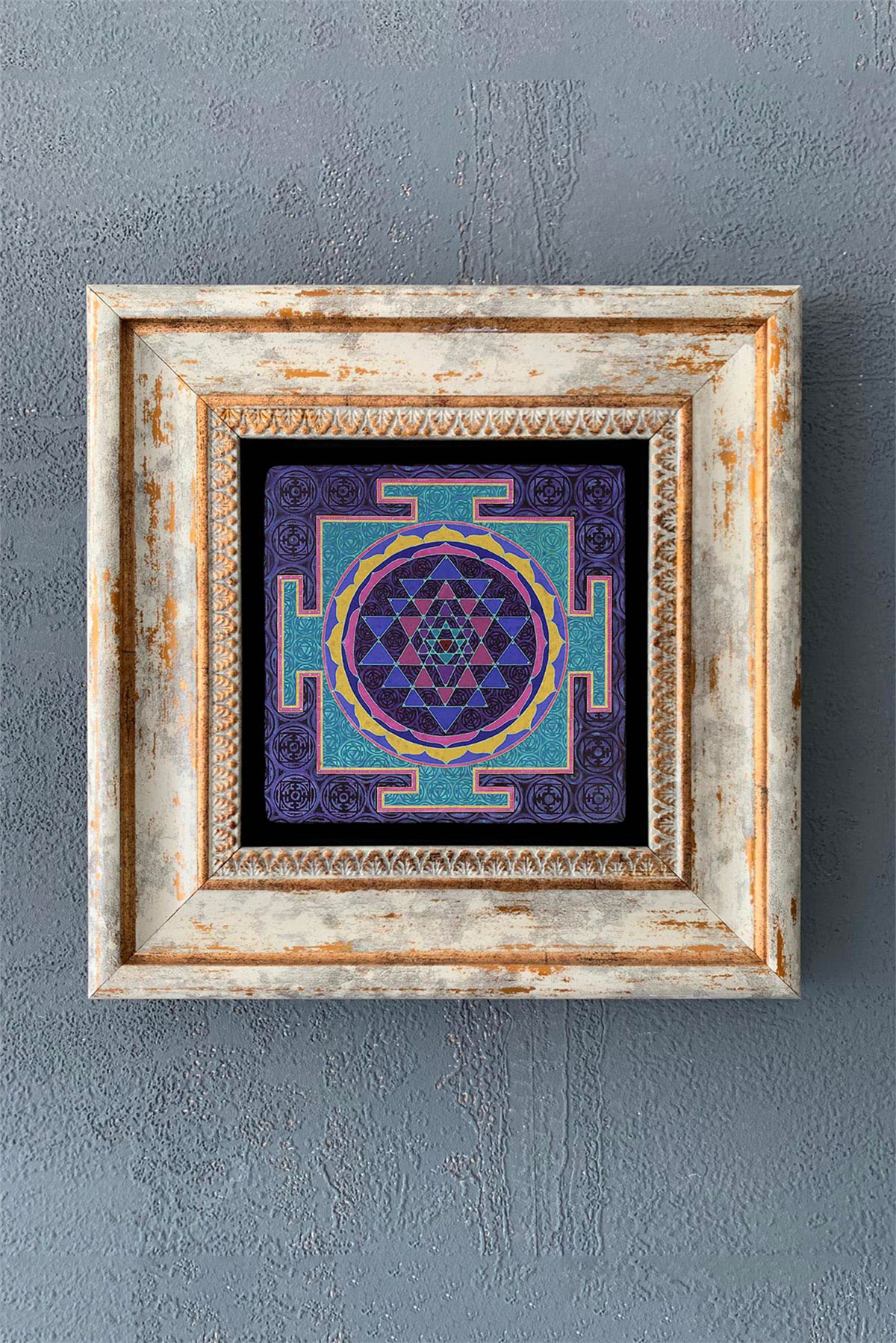 OSCAR STONE DECOR TEKLİ ÇERÇEVELİ DOĞALTAŞ DUVAR DEKORU / CDD1-40-1049 (WALL DECOR)