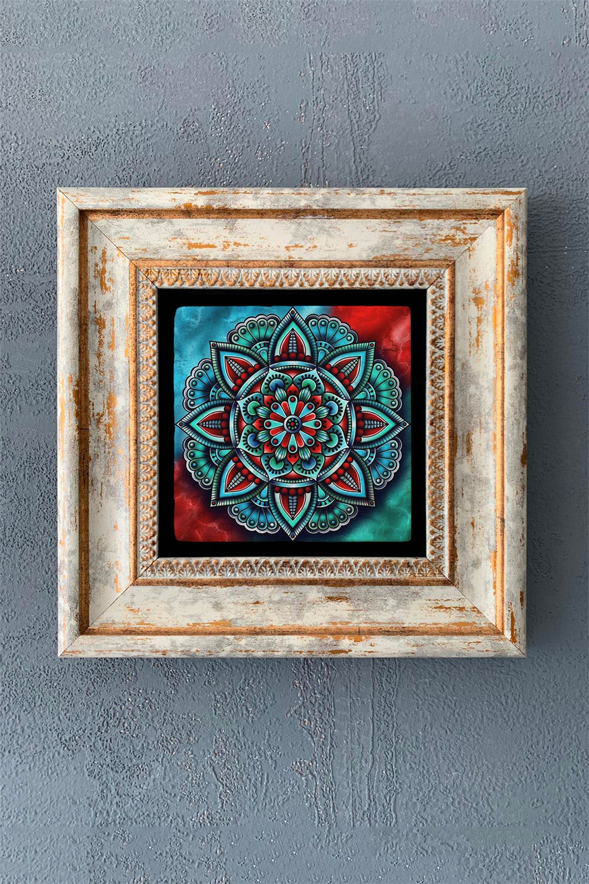 OSCAR STONE DECOR TEKLİ ÇERÇEVELİ DOĞALTAŞ DUVAR DEKORU / CDD1-40-1221 (WALL DECOR)