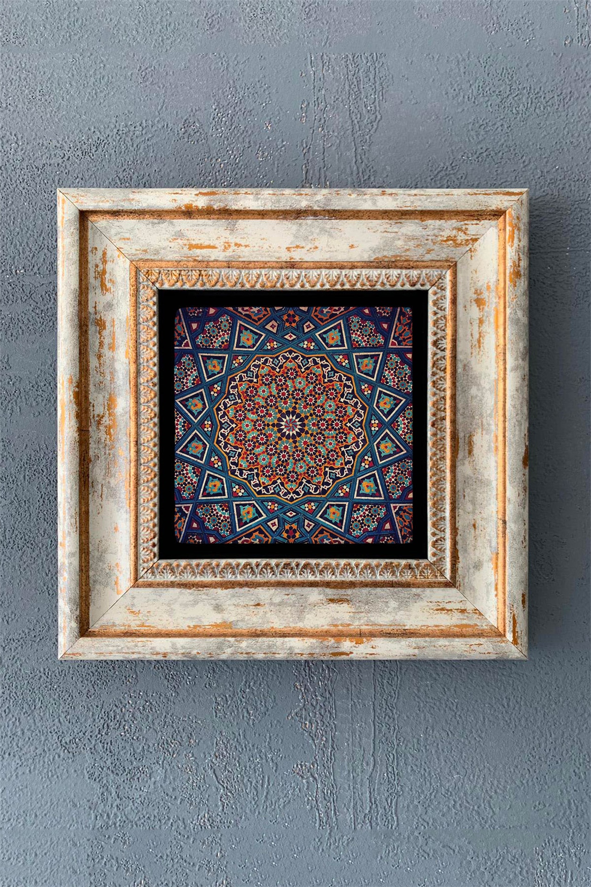 OSCAR STONE DECOR TEKLİ ÇERÇEVELİ DOĞALTAŞ DUVAR DEKORU / CDD1-40-1234 (WALL DECOR)