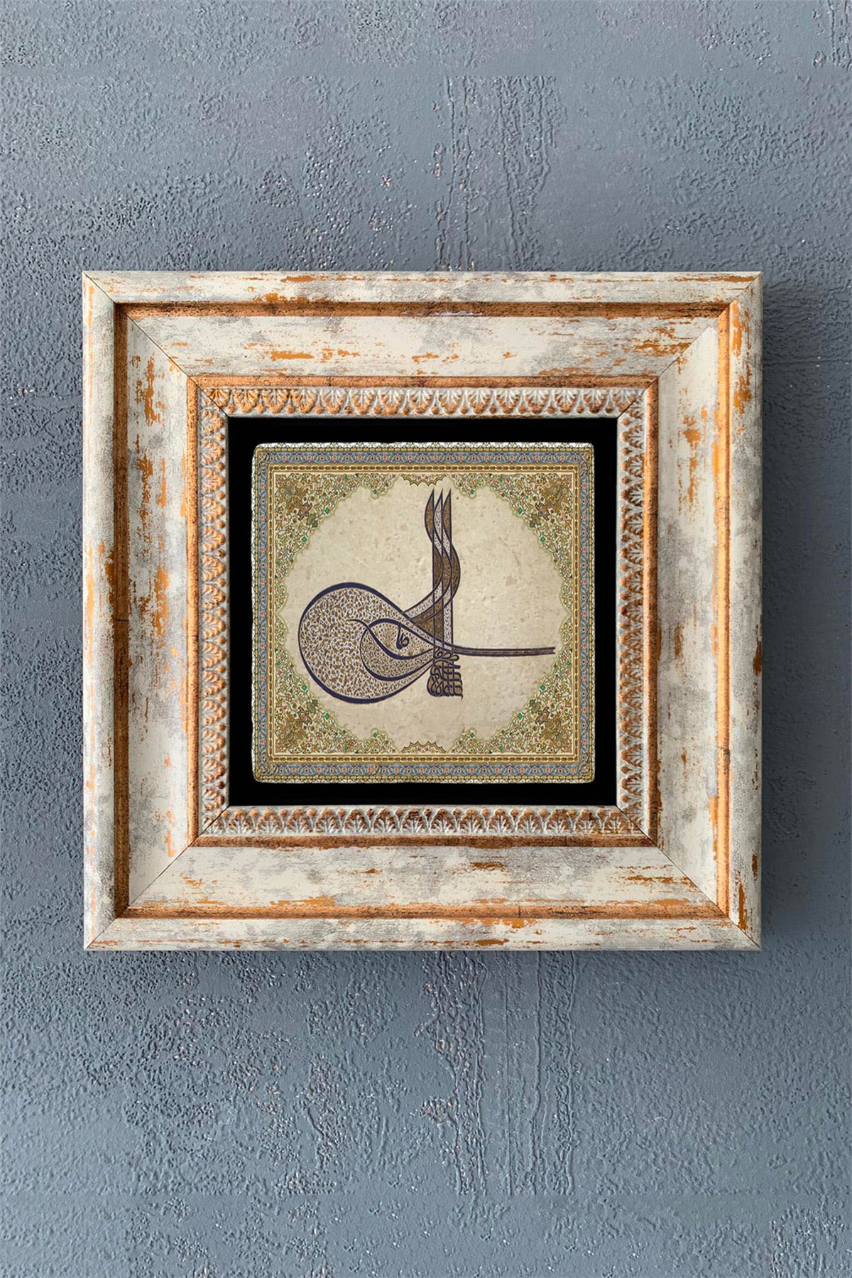 OSCAR STONE DECOR TEKLİ ÇERÇEVELİ DOĞALTAŞ DUVAR DEKORU / CDD1-40-1244 (WALL DECOR)