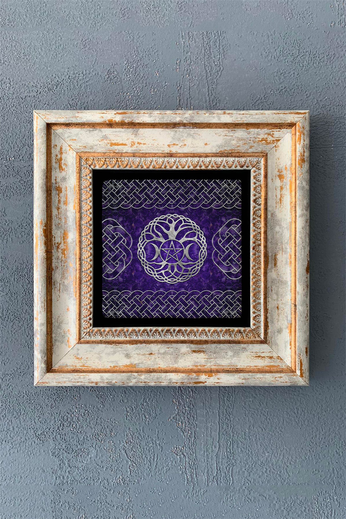OSCAR STONE DECOR TEKLİ ÇERÇEVELİ DOĞALTAŞ DUVAR DEKORU / CDD1-40-1211 (WALL DECOR)