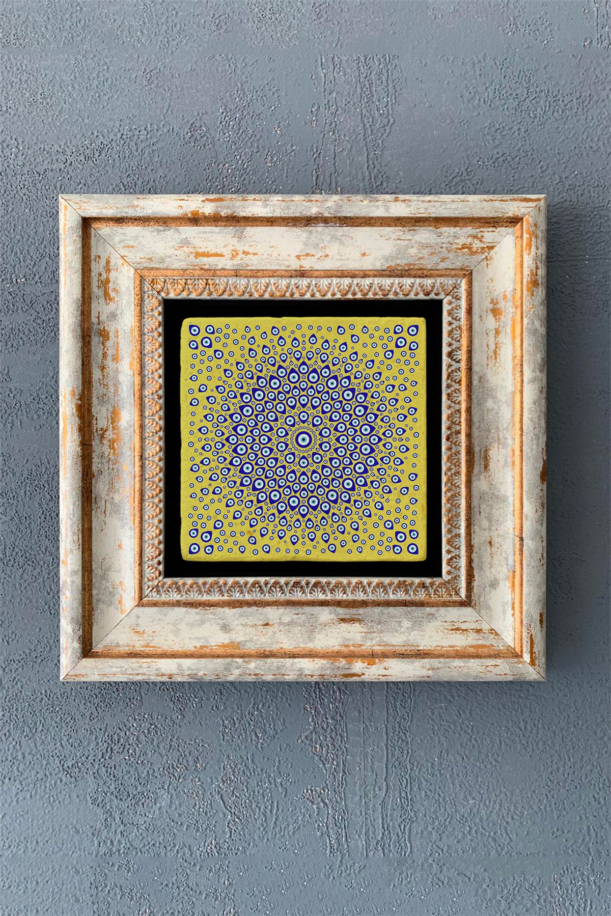 OSCAR STONE DECOR TEKLİ ÇERÇEVELİ DOĞALTAŞ DUVAR DEKORU / CDD1-40-1035 (WALL DECOR)