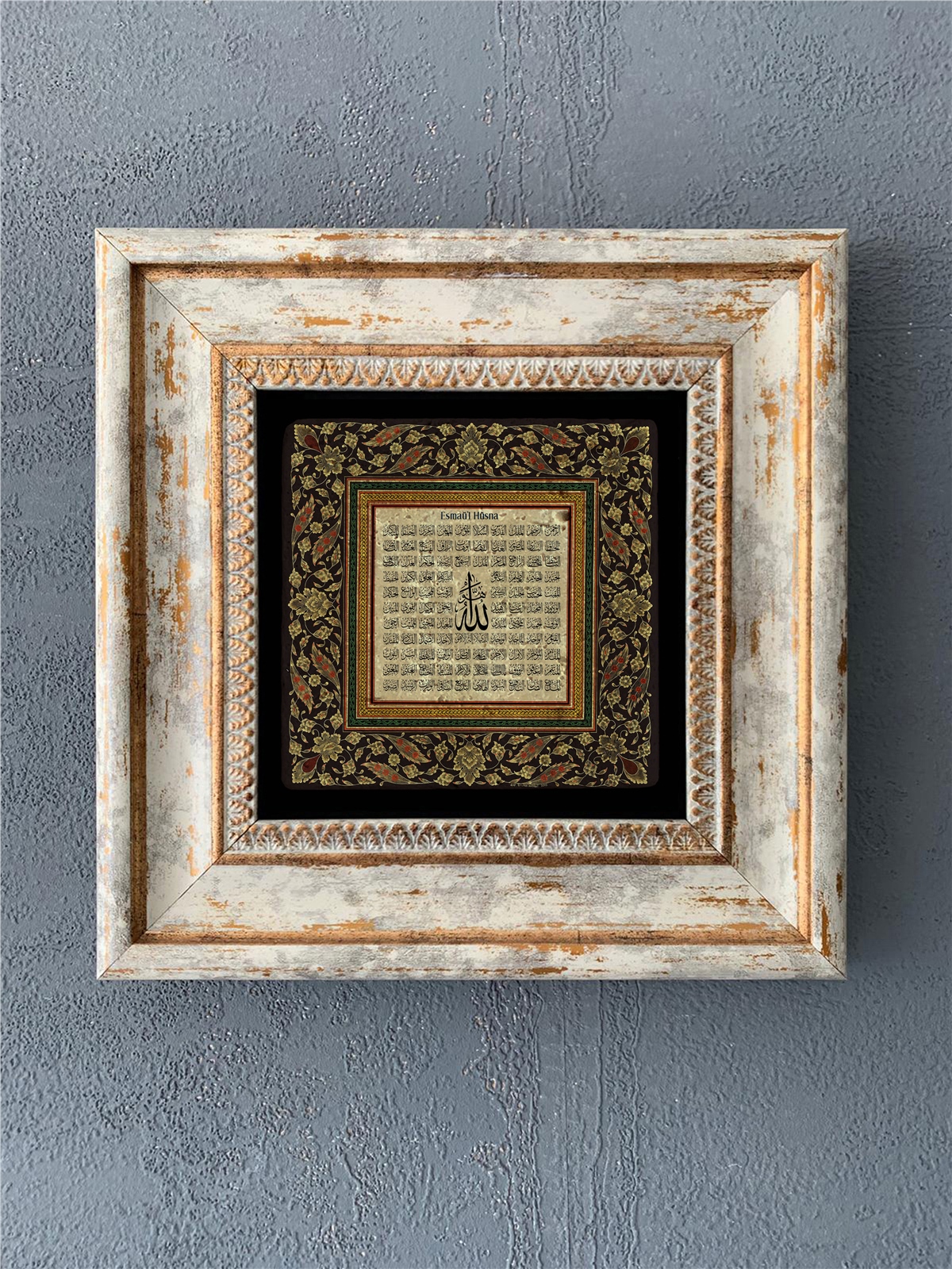 OSCAR STONE DECOR TEKLİ ÇERÇEVELİ DOĞALTAŞ DUVAR DEKORU / CDD-40-536 (WALL DECOR)