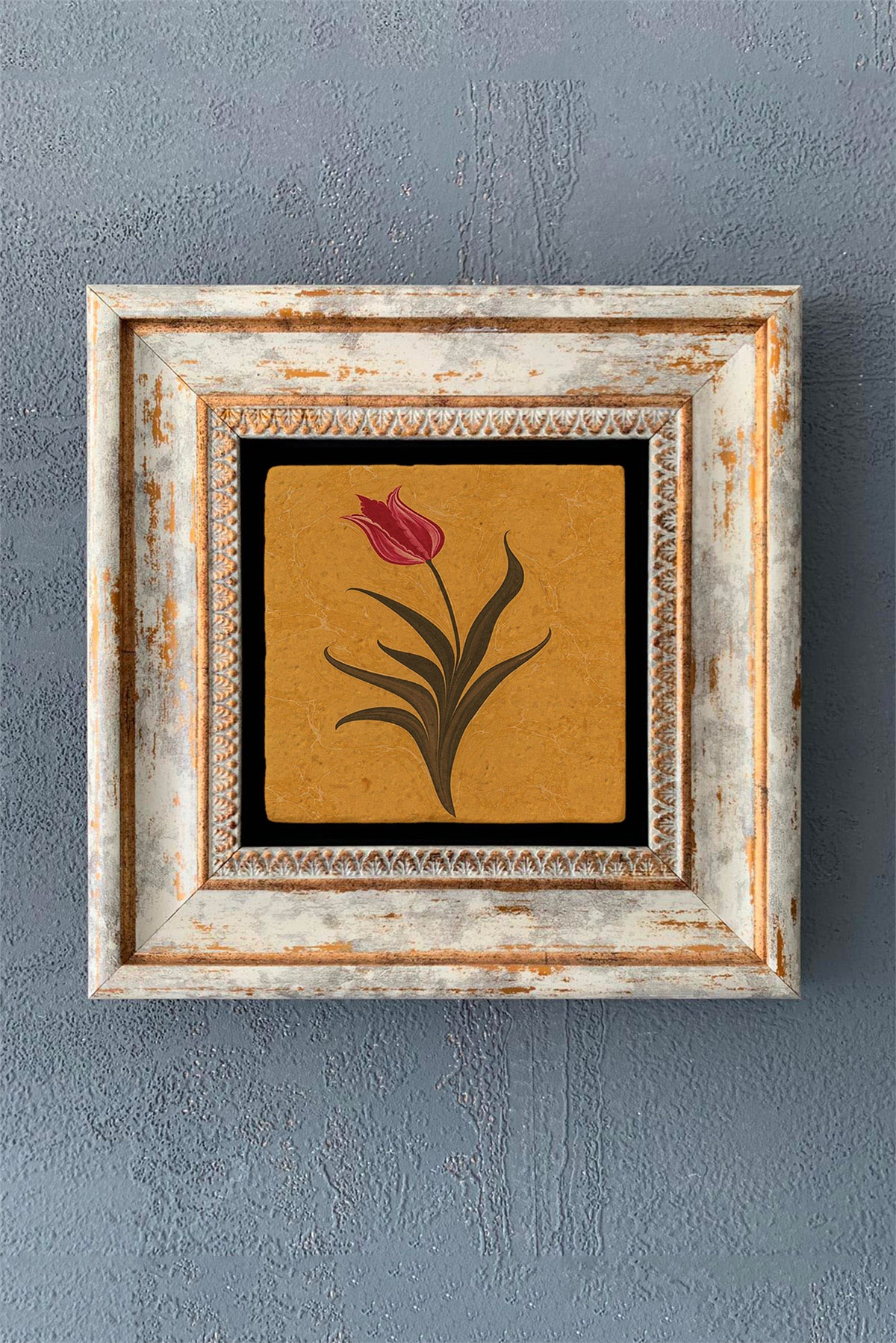 OSCAR STONE DECOR TEKLİ ÇERÇEVELİ DOĞALTAŞ DUVAR DEKORU / CDD1-40-1125 (WALL DECOR)